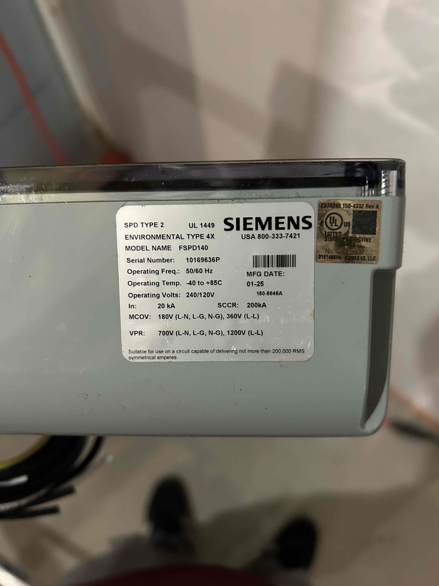 Whole-Home Surge Protection Installation in Mills River, NC completed by Touchstone Electric