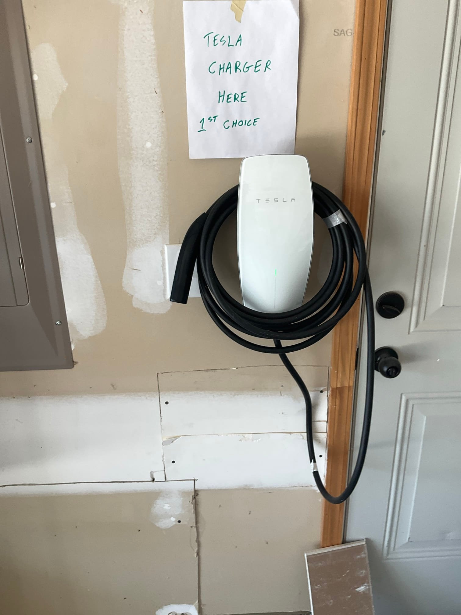 EV Charger Installation in Matthews | Level 2 60A Home Charging completed by Touchstone Electric