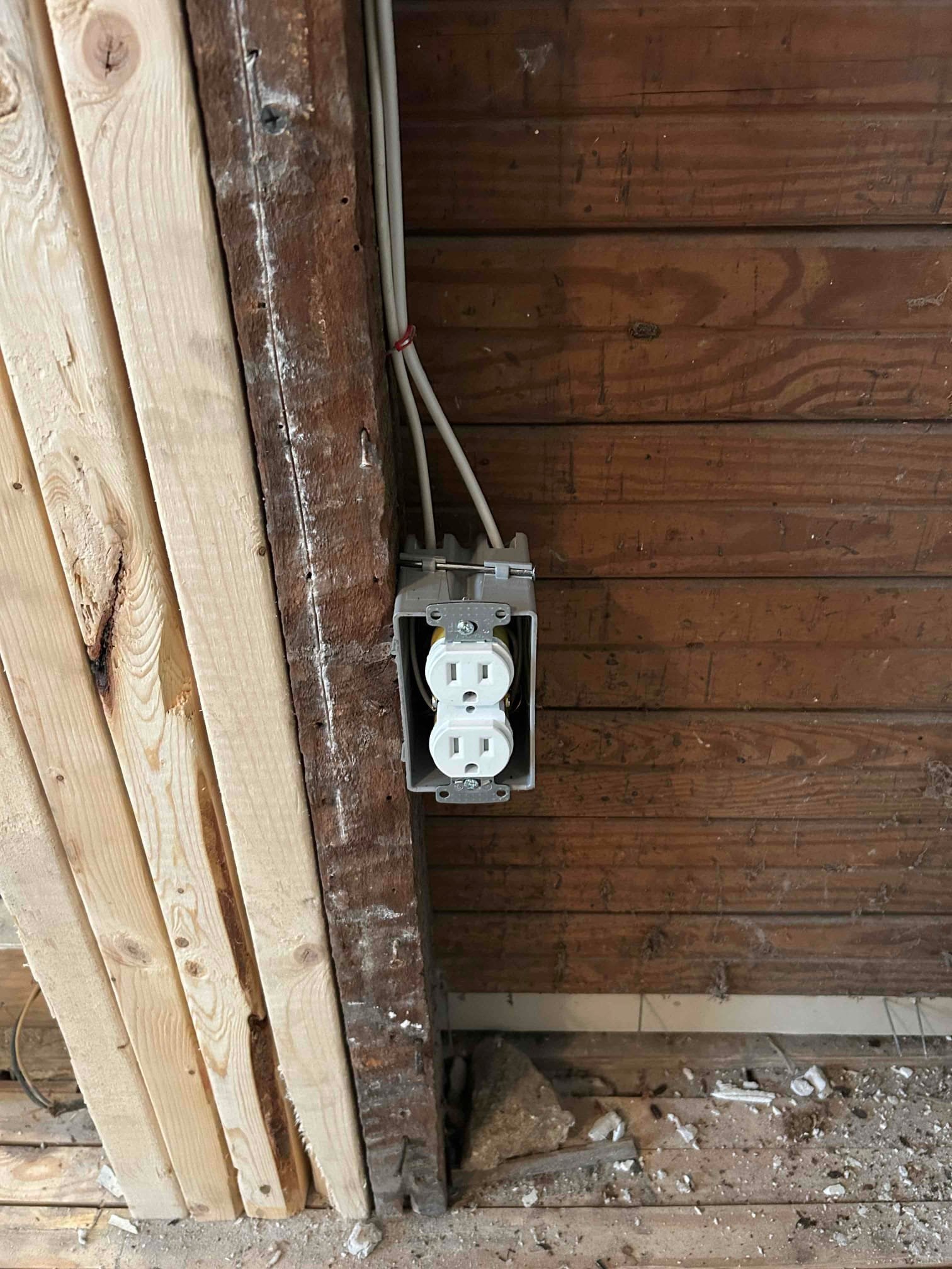 Outlet & Switch Relocation with Attic Light Installation in Durham completed by Touchstone Electric