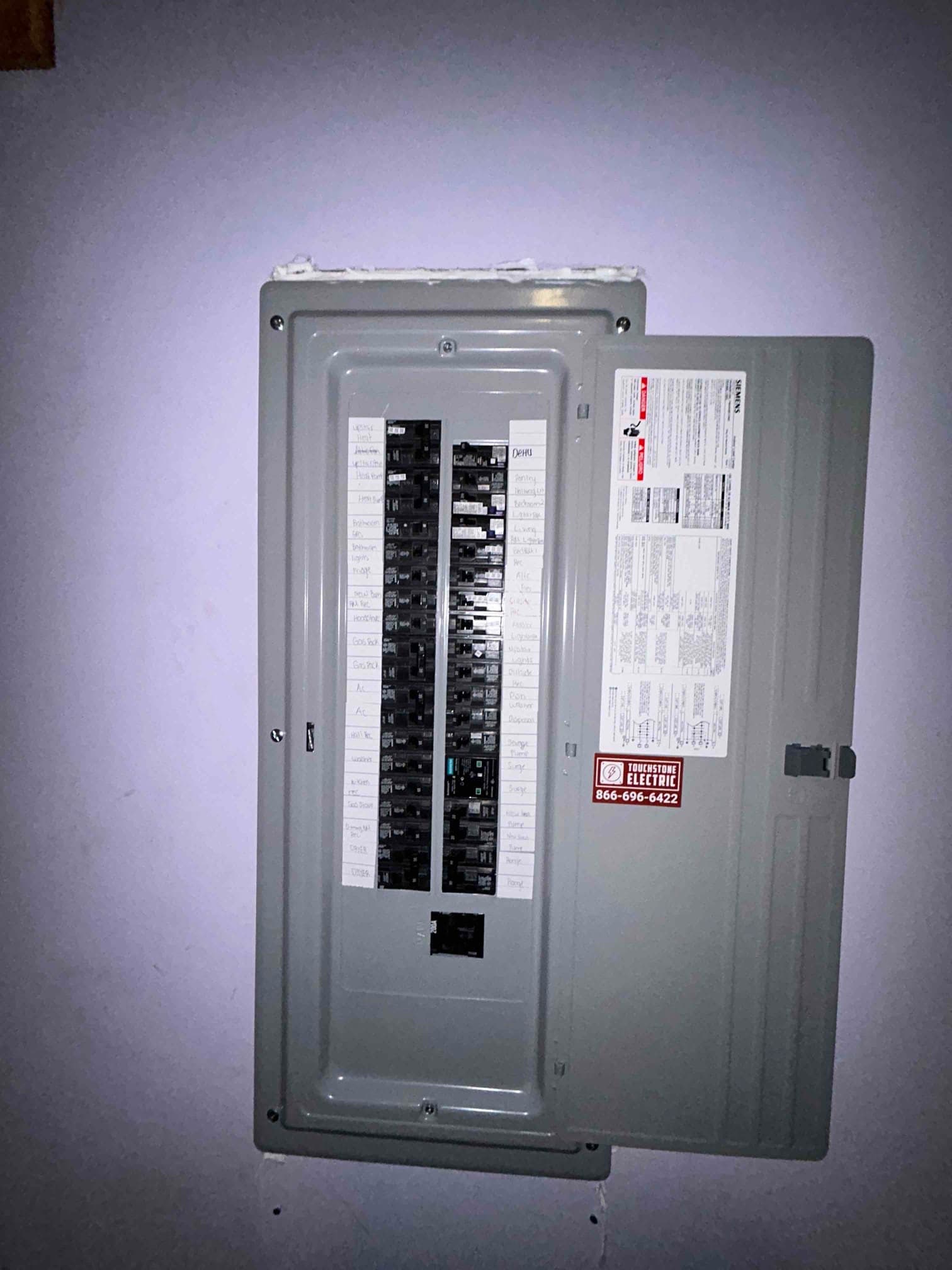 200A Electrical Panel Upgrade & Surge Protection in Hillsborough, NC