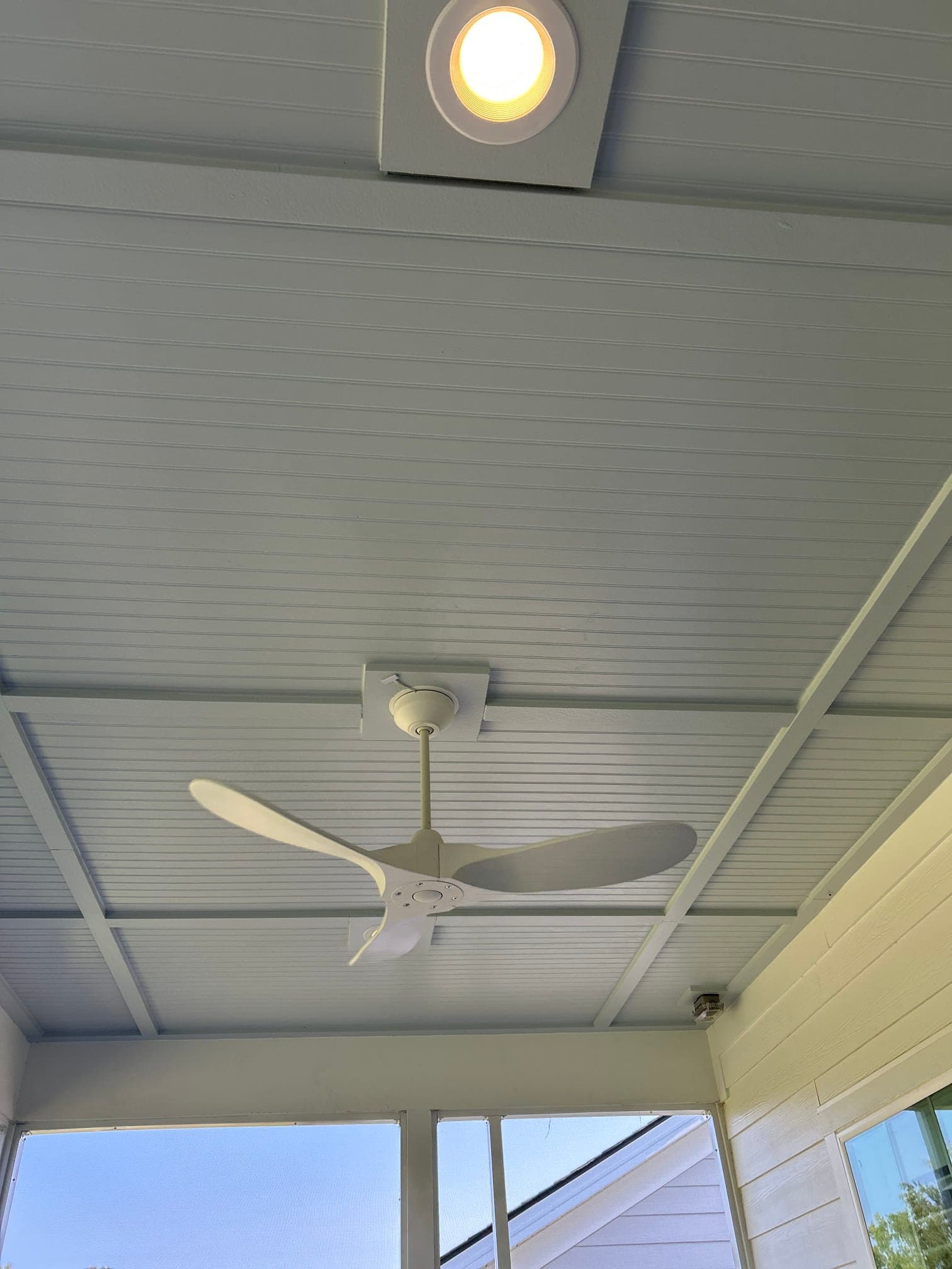 Porch Ceiling Fan Install & Dimmer Switch in Fountain Inn