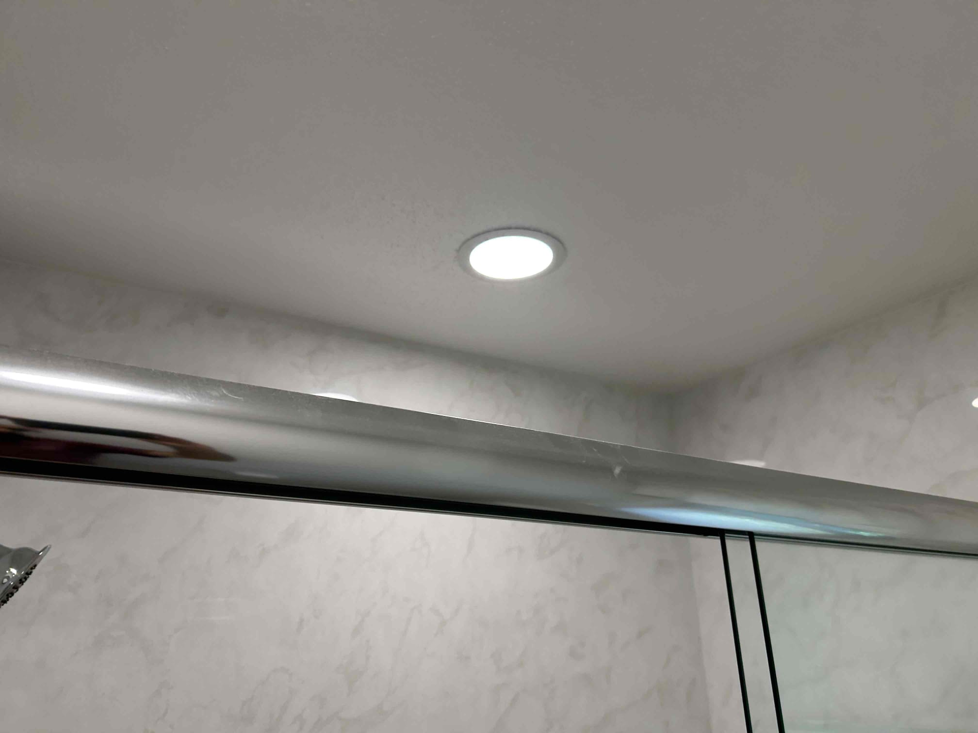 Bathroom Lighting, Exhaust Fan & GFCI Installation in Asheville completed by Touchstone Electric