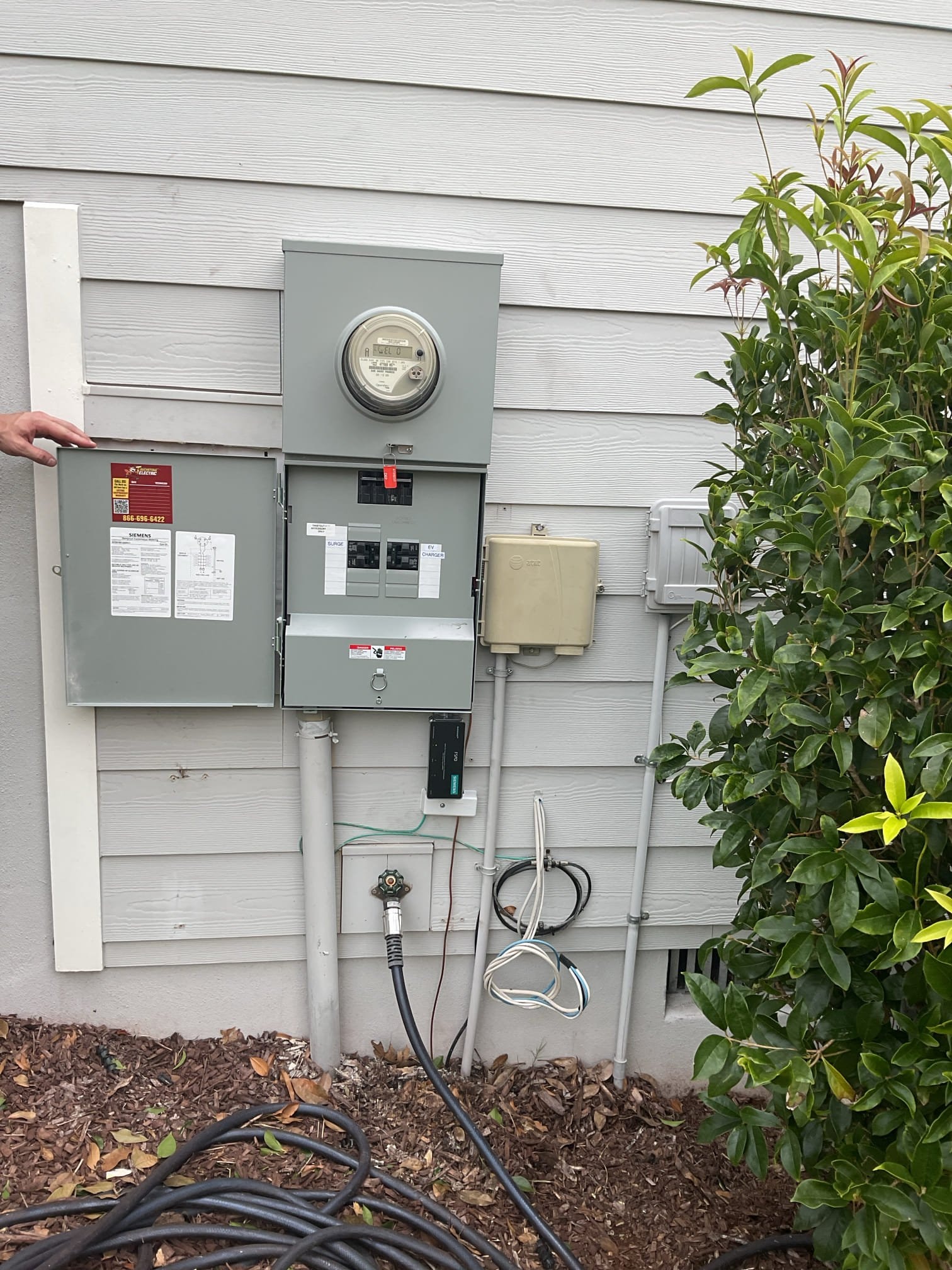 200A Meter/Main Panel Replacement & Surge Protection in Cary completed by Touchstone Electric