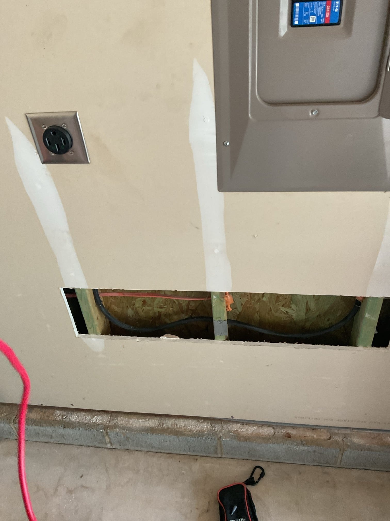 NEMA 14-50 Level 2 EV Charger Installation in Belmont, NC completed by Touchstone Electric