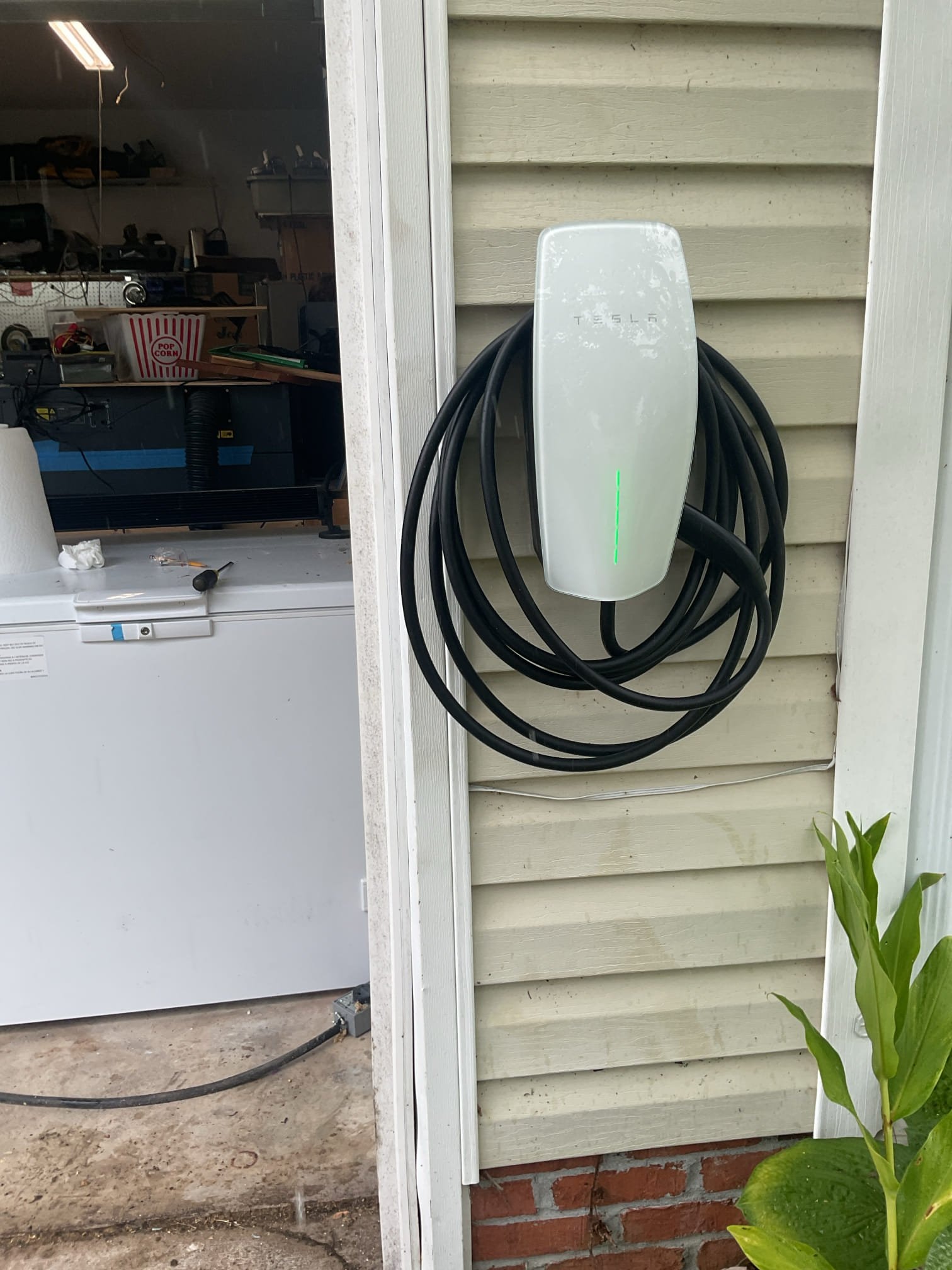 Tesla Wall Connector Installation, 60A EV Charger - Wilmington, NC completed by Touchstone Electric