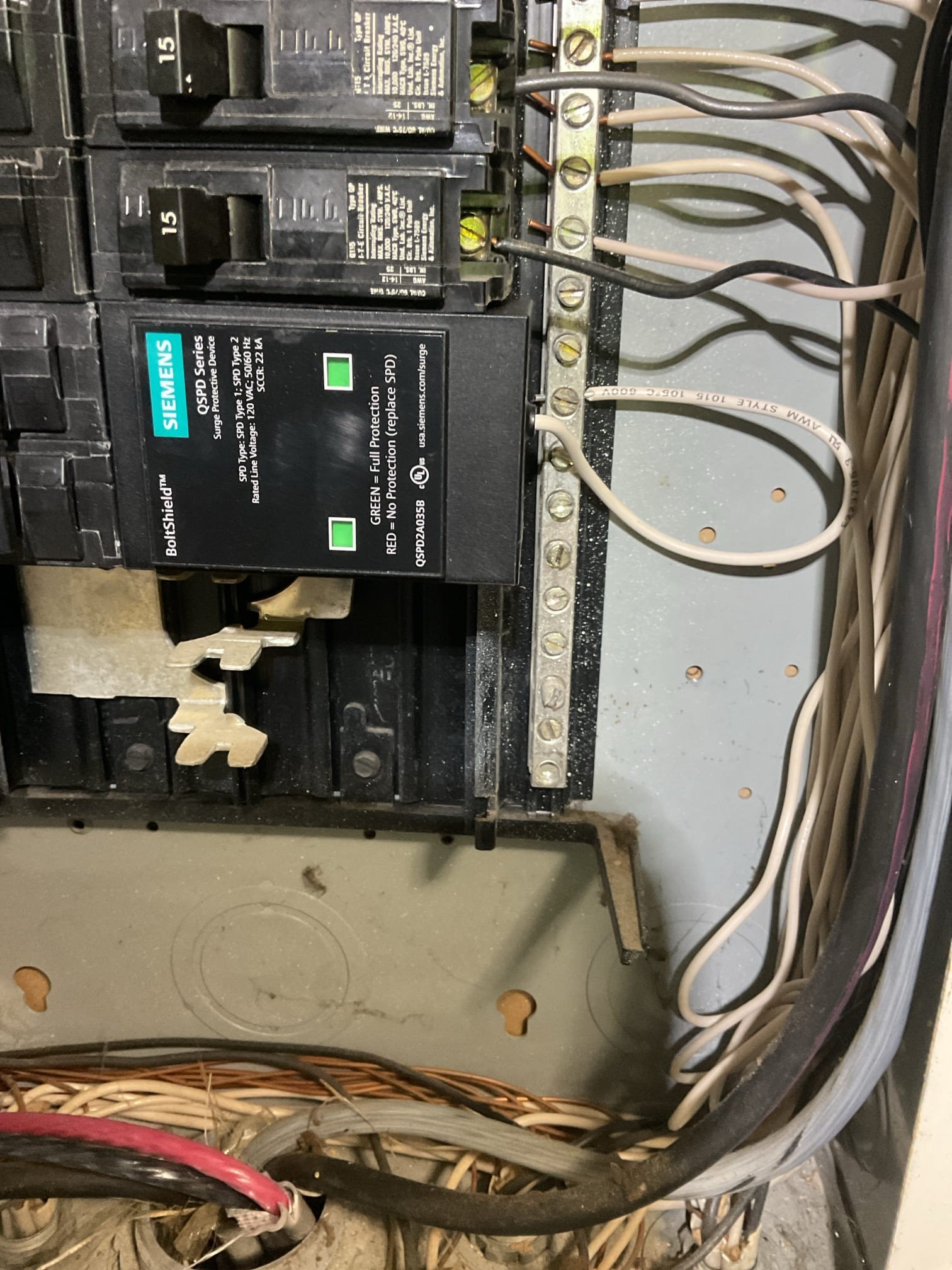 Level 2 EV Charger Installation & Surge Protection in Spring Hope, NC completed by Touchstone Electric
