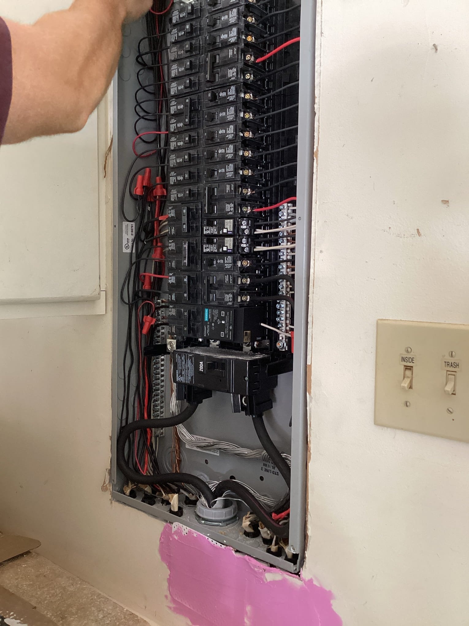 200A Main Panel Upgrade & Surge Protection in Garner, NC completed by Touchstone Electric