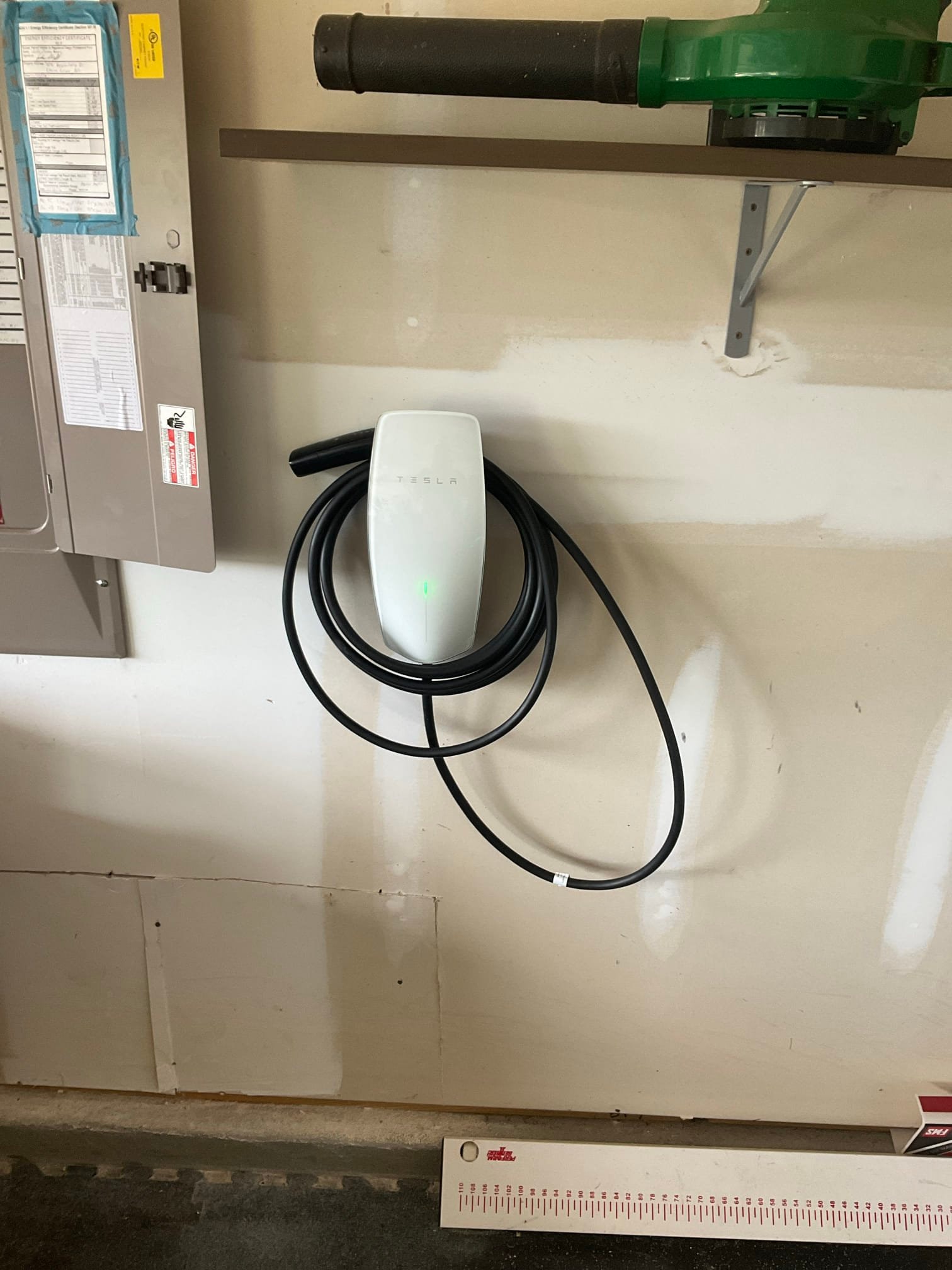 Level 2 EV Charger Installation in China Grove, NC on 60A Circuit completed by Touchstone Electric