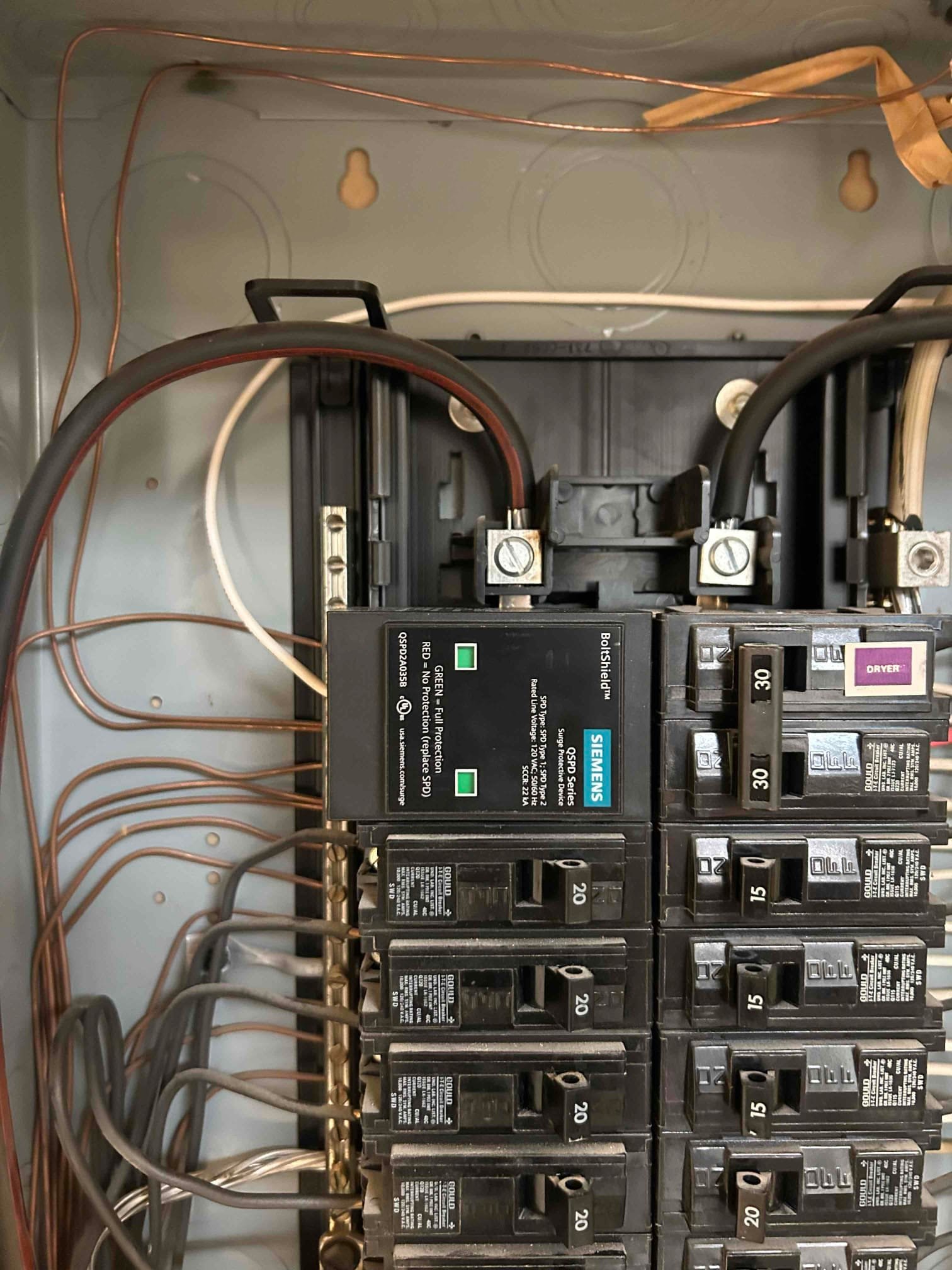 Professional Whole-Home Surge Protection Installation in Cary, NC completed by Touchstone Electric