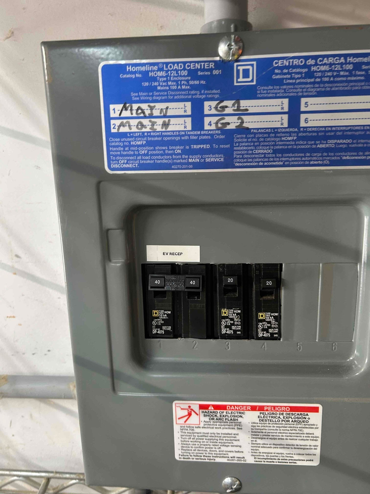 Level 2 EV Charger Installation in Greenwood, SC with 50A Circuit completed by Touchstone Electric