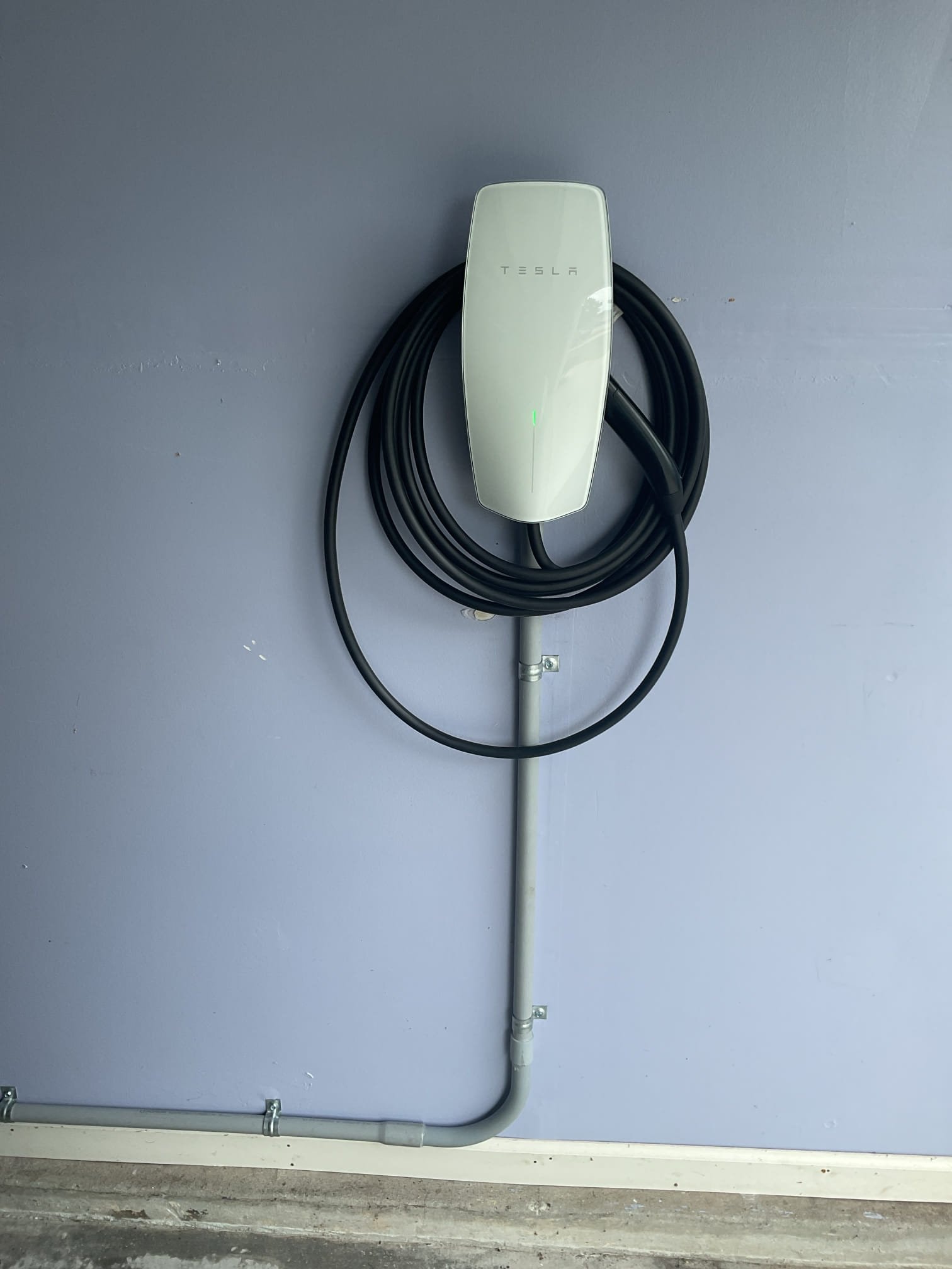 Tesla Wall Connector Installation in Wilmington, NC | 60A Circuit completed by Touchstone Electric
