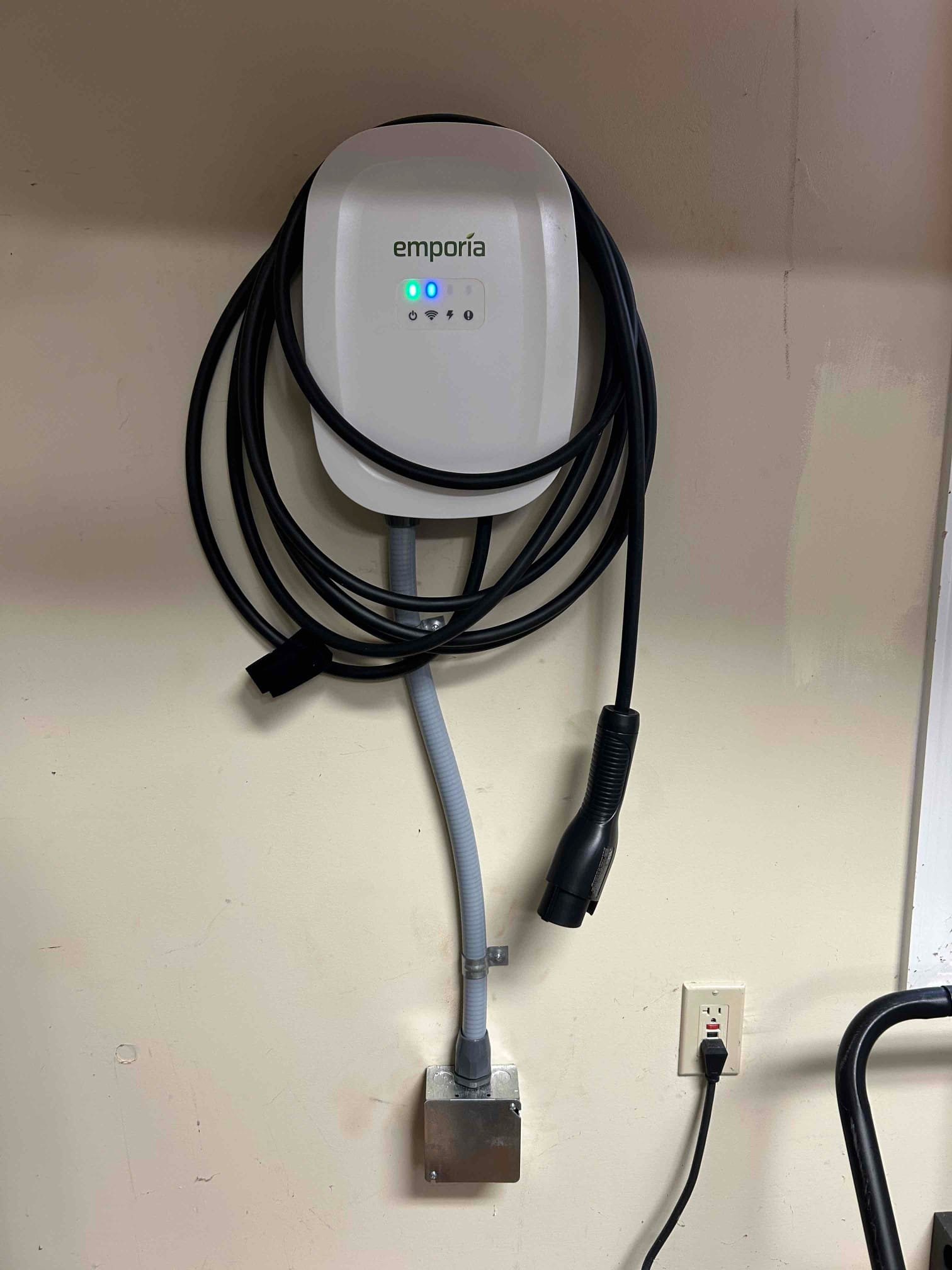 Chapel Hill, NC Level 2 EV Charger Installation & Surge Protection completed by Touchstone Electric