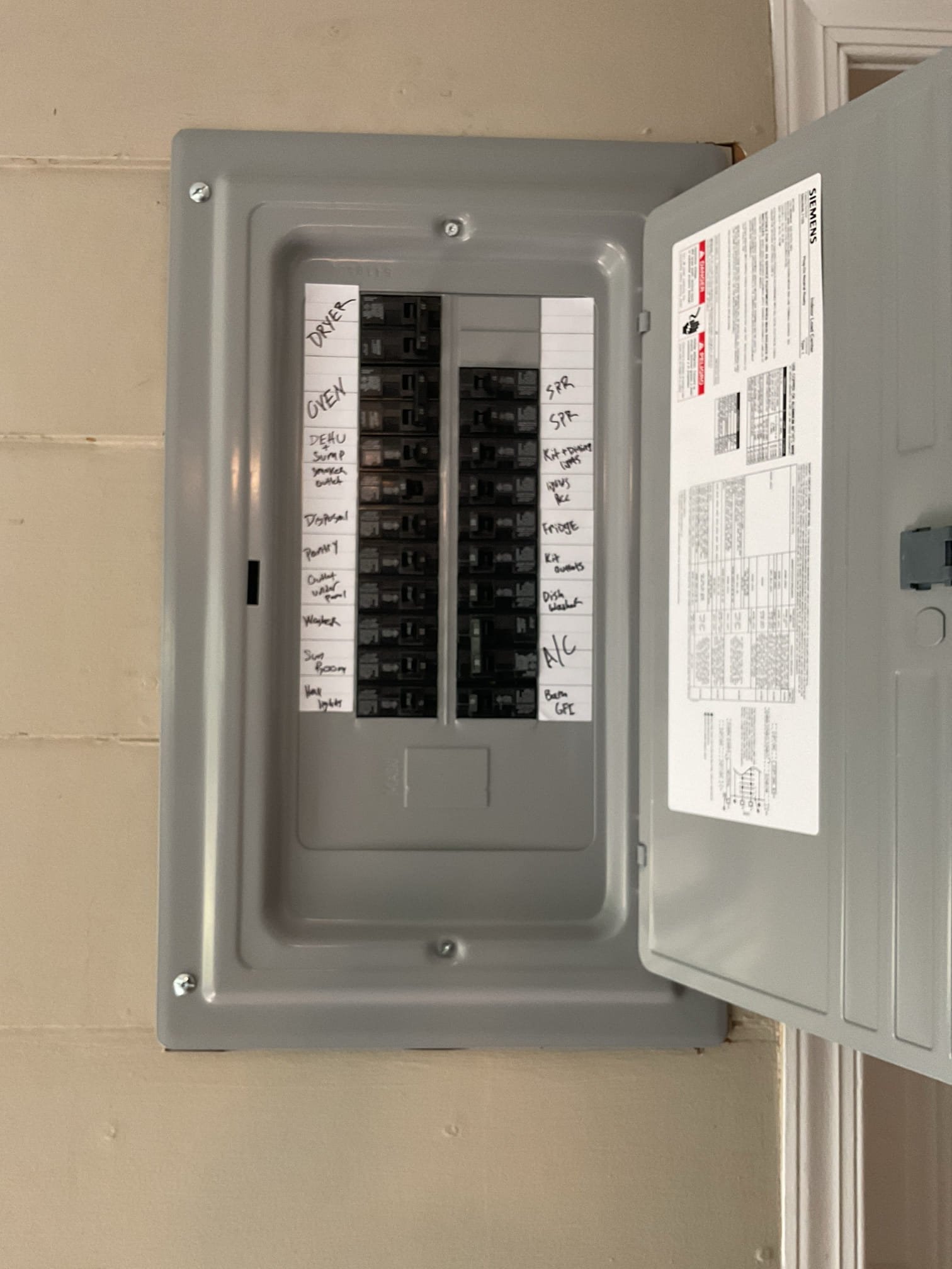 200A Electrical Panel Upgrade & Breaker Install in Charlotte, NC completed by Touchstone Electric