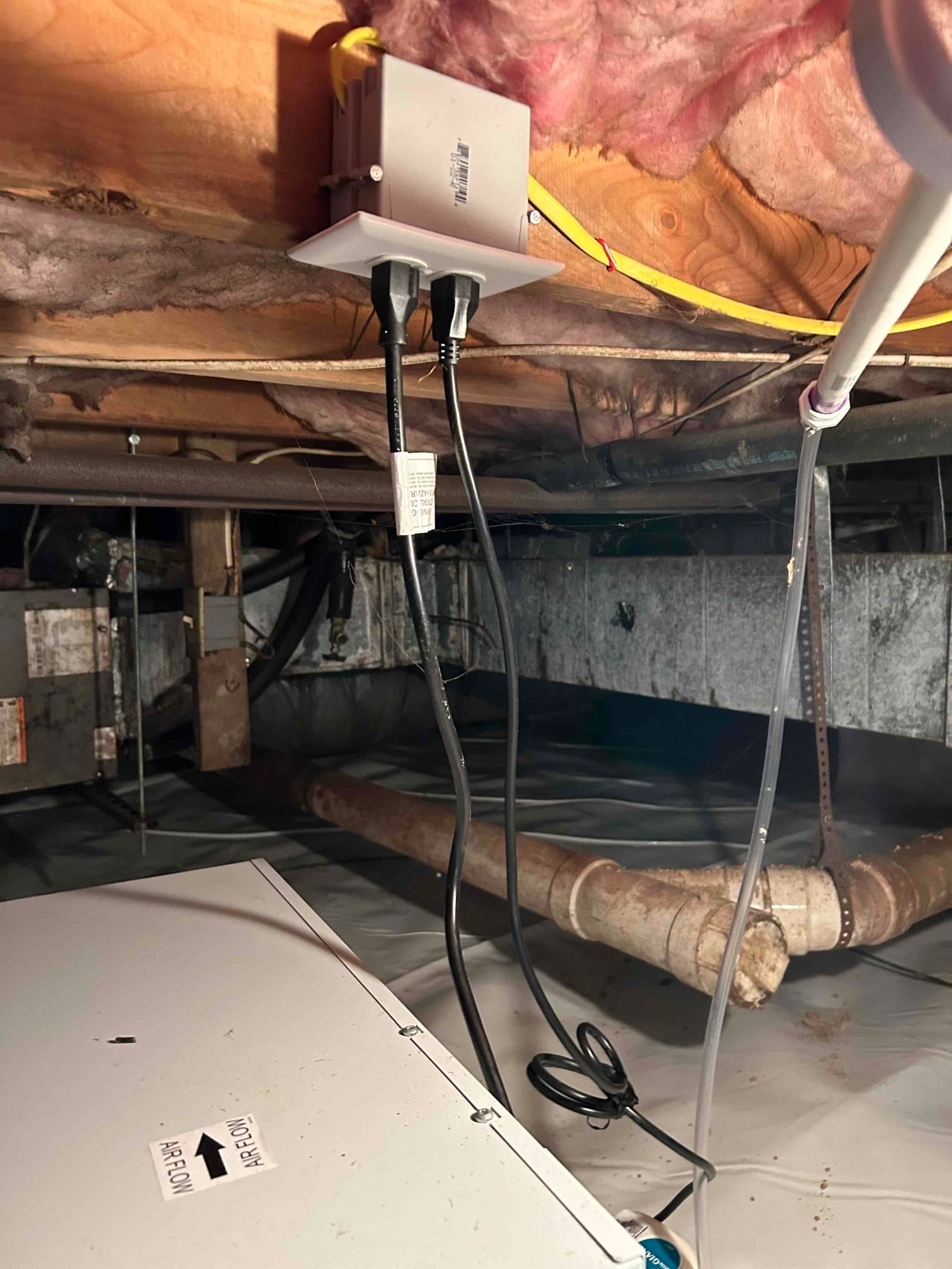 Durham 20-Amp Outlet Circuit Wiring & Conduit Installation completed by Touchstone Electric