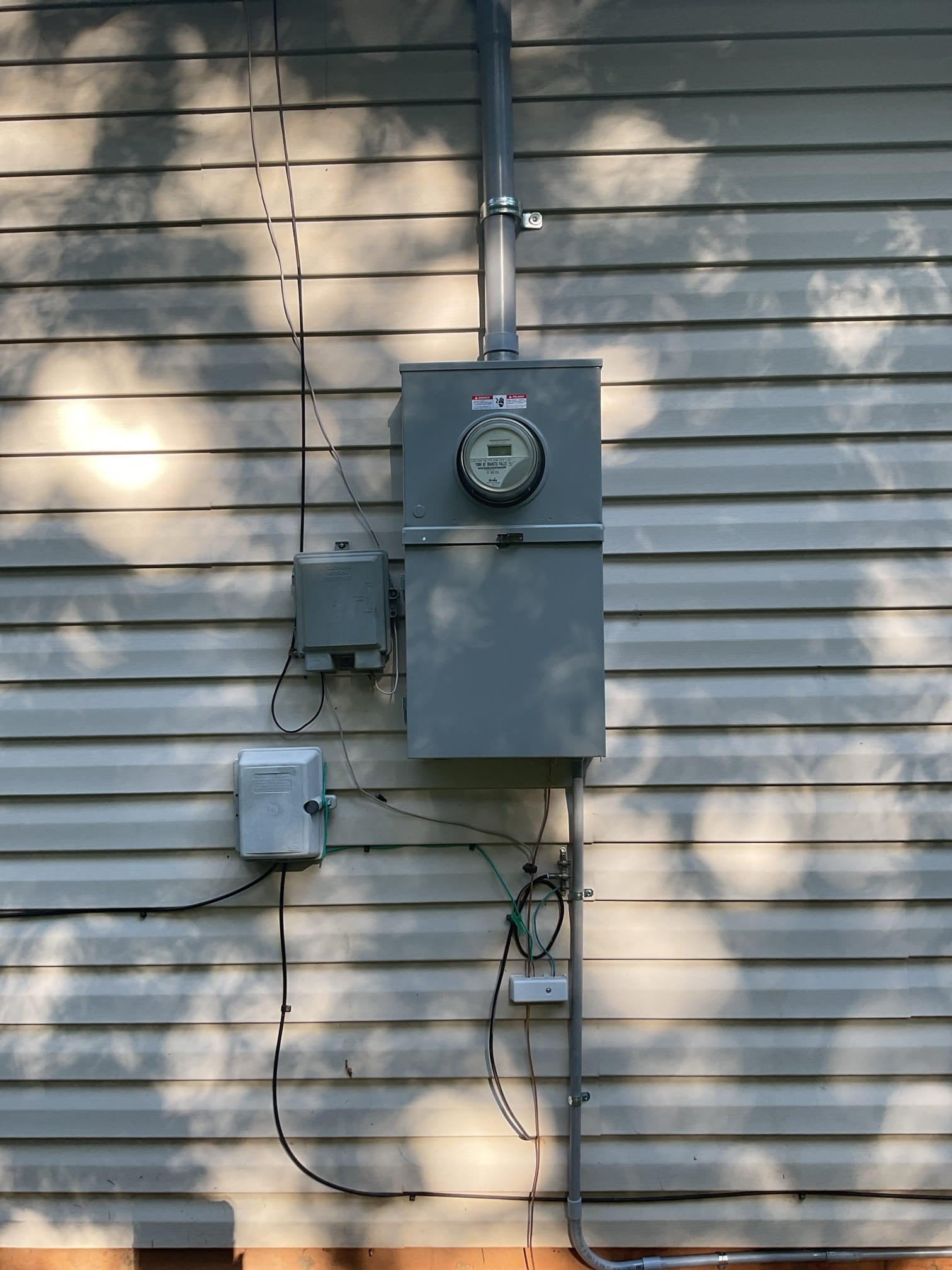 200A Meter Base & Panel Service Upgrade in Granite Falls, NC completed by Touchstone Electric