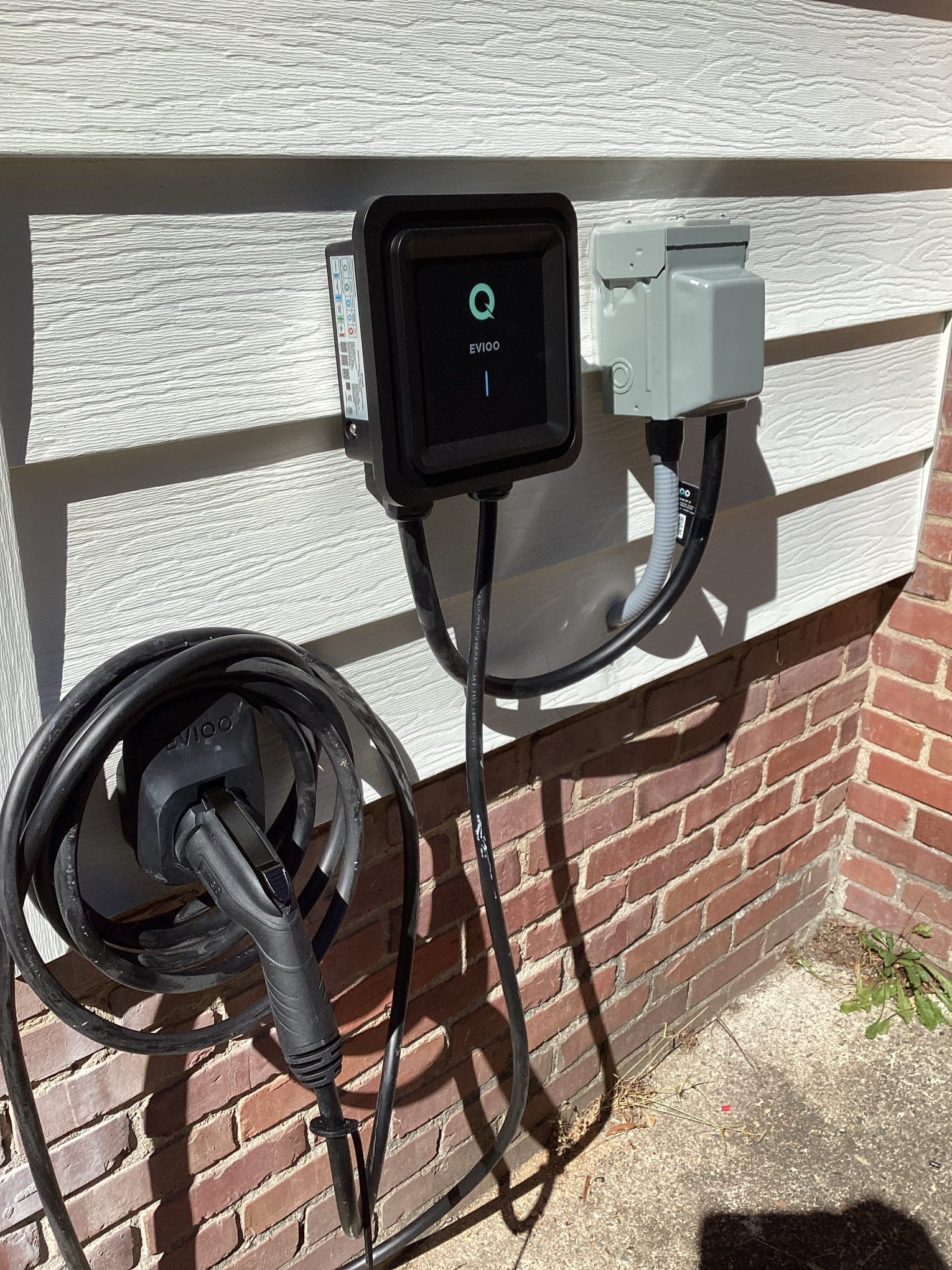 Level 2 EV Charger Circuit Installation Services in Durham, NC completed by Touchstone Electric