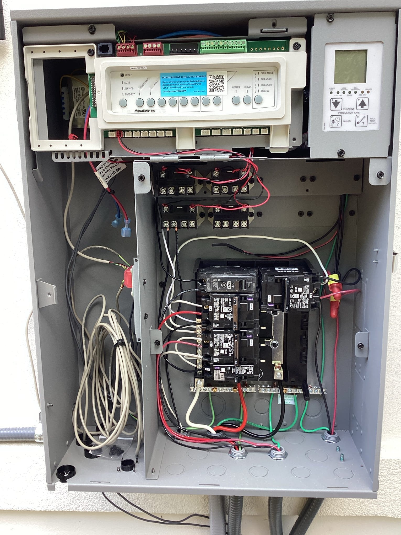 Expert Pool Control Panel & Equipment Hookups in Weddington completed by Touchstone Electric