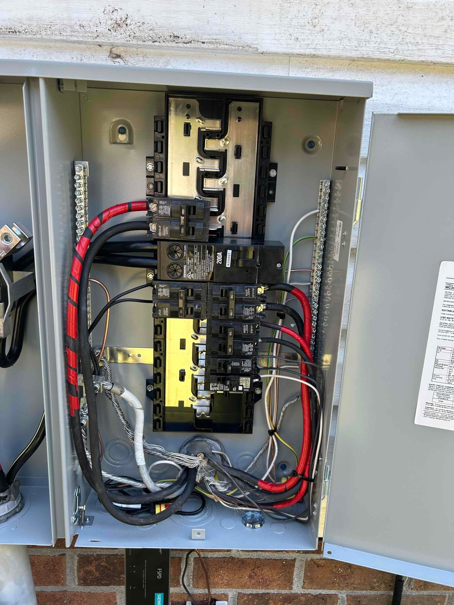 200-Amp Electrical Panel Upgrade and Surge Protection in Goldsboro completed by Touchstone Electric