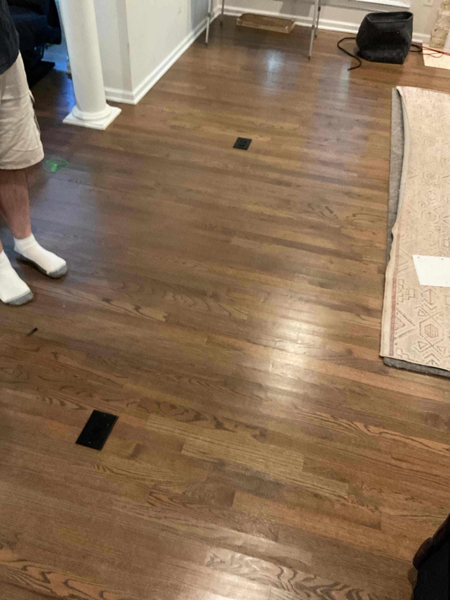 Floor Outlet Installation in Charlotte, NC | Basement Wiring completed by Touchstone Electric
