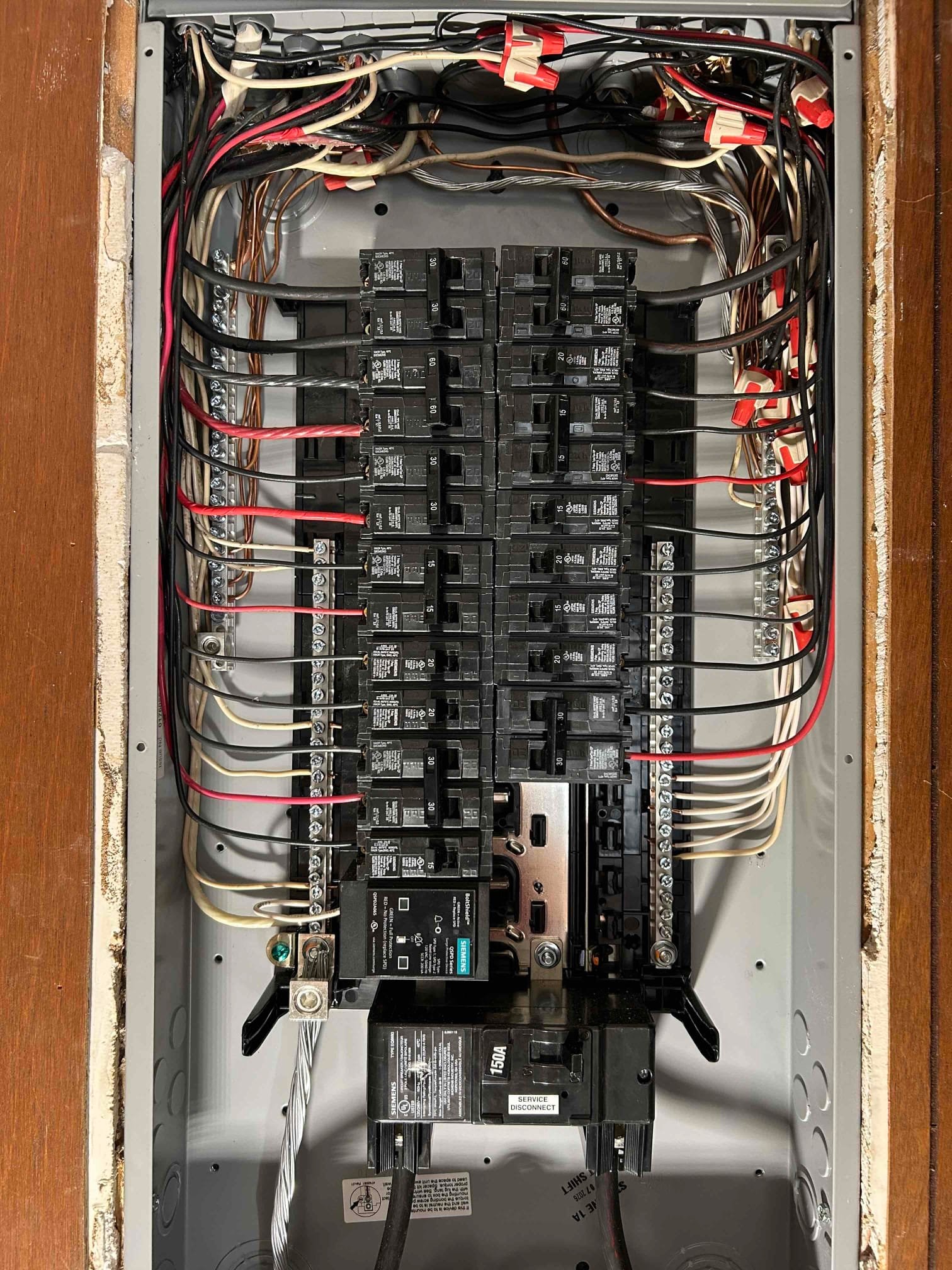 Electrical Panel Upgrade & Surge Protection in Raleigh, NC completed by Touchstone Electric