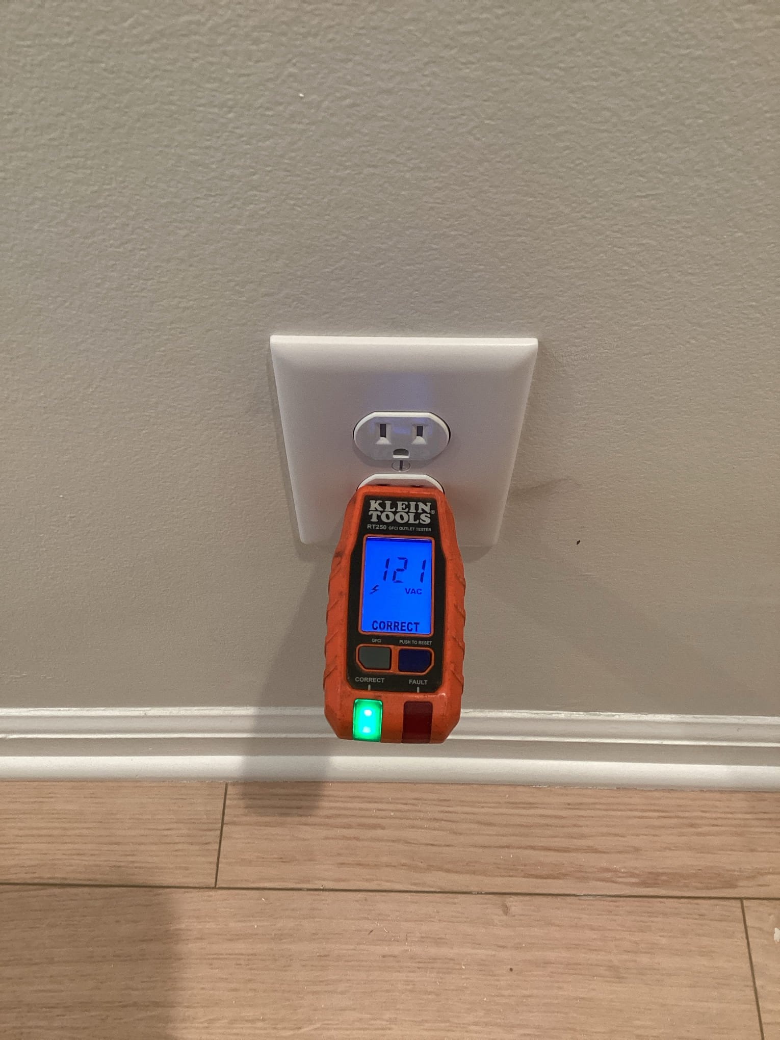 Professional Outlet Installation and GFCI Replacement in Cary, NC completed by Touchstone Electric