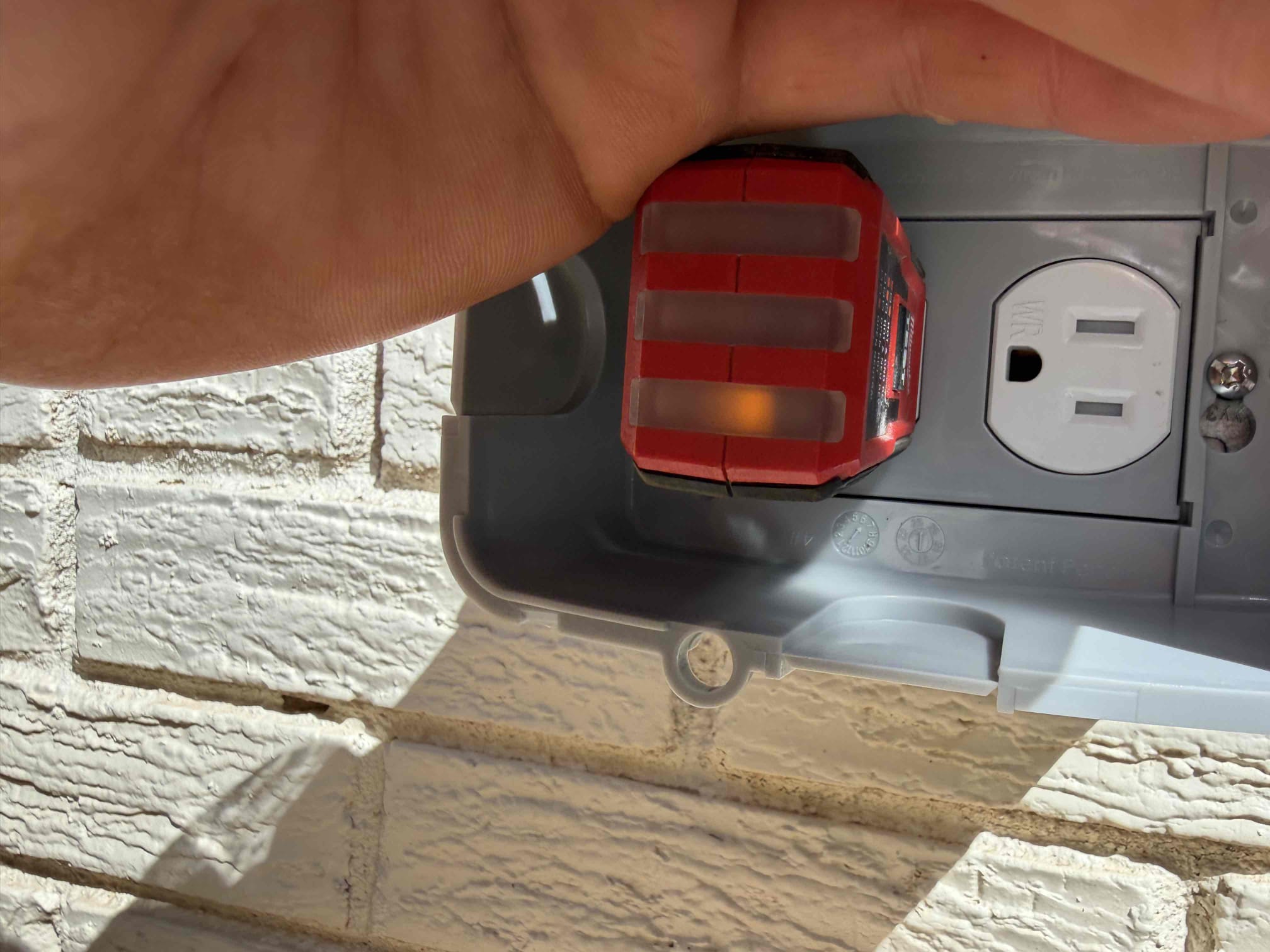 Outdoor Outlet Installation for Backyards in Charlotte, NC completed by Touchstone Electric