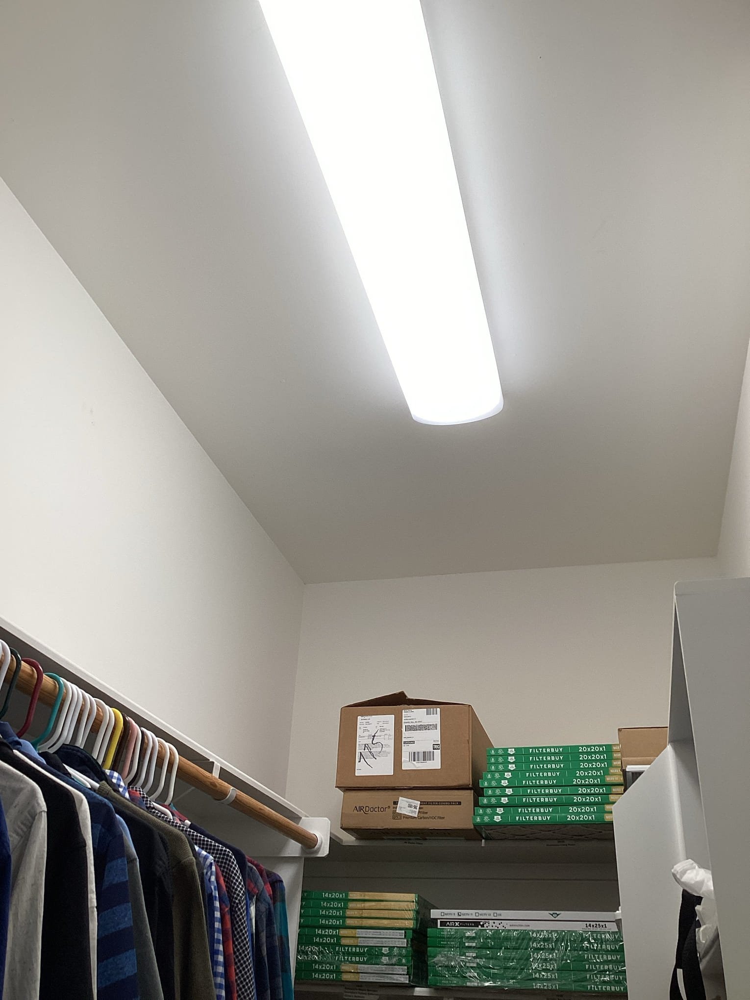 Closet Lighting Installation in Chapel Hill, NC | Expert Electricians completed by Touchstone Electric