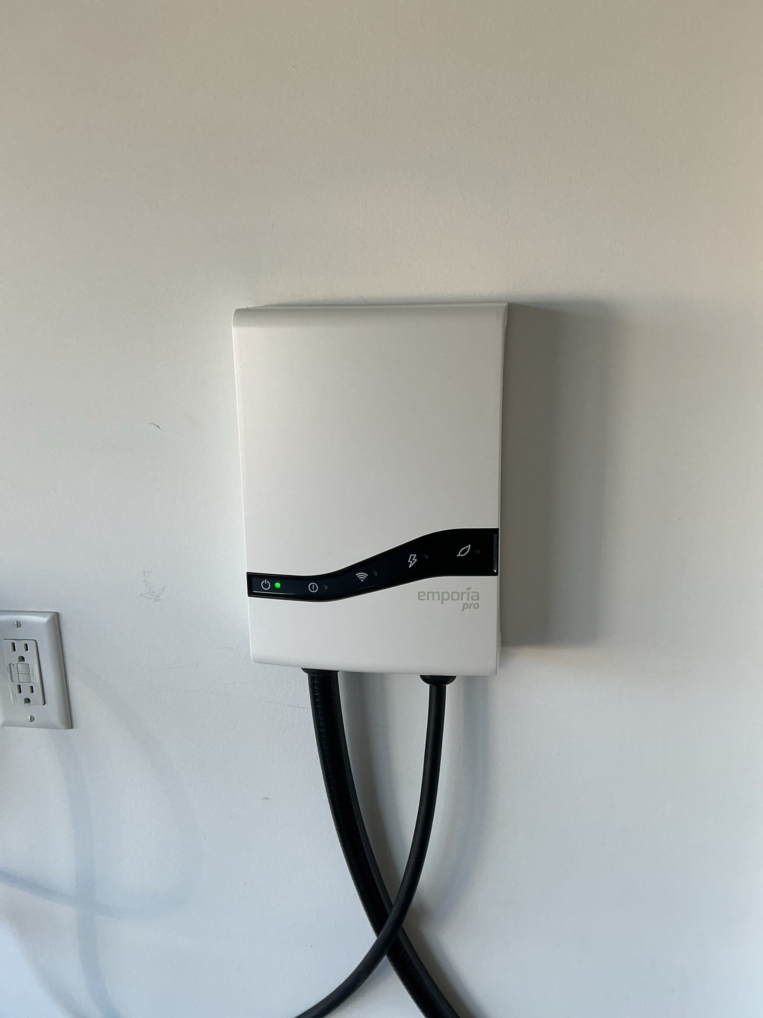 Level 2 EV Charger Installation and Energy Monitor in Simpsonville completed by Touchstone Electric