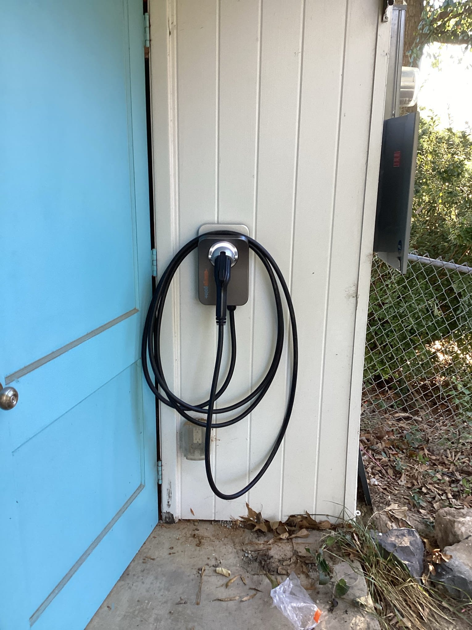 Level 2 EV Charger Installation with 60-Amp Circuit in Durham completed by Touchstone Electric