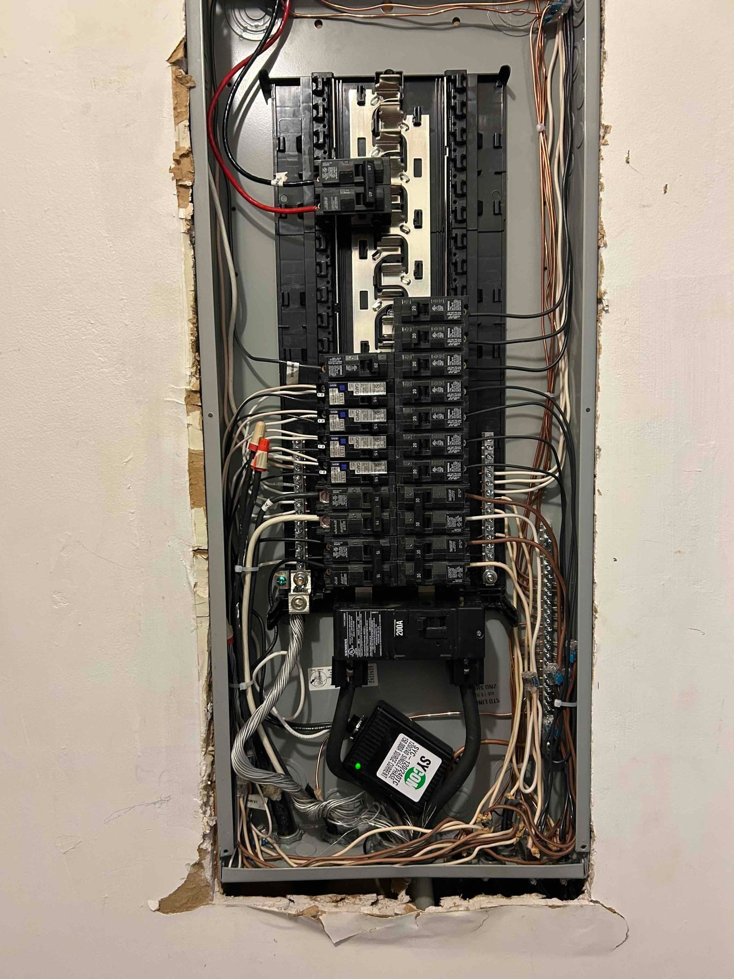 Electrical Panel Upgrade and Shed Power Installation in Elgin completed by Touchstone Electric
