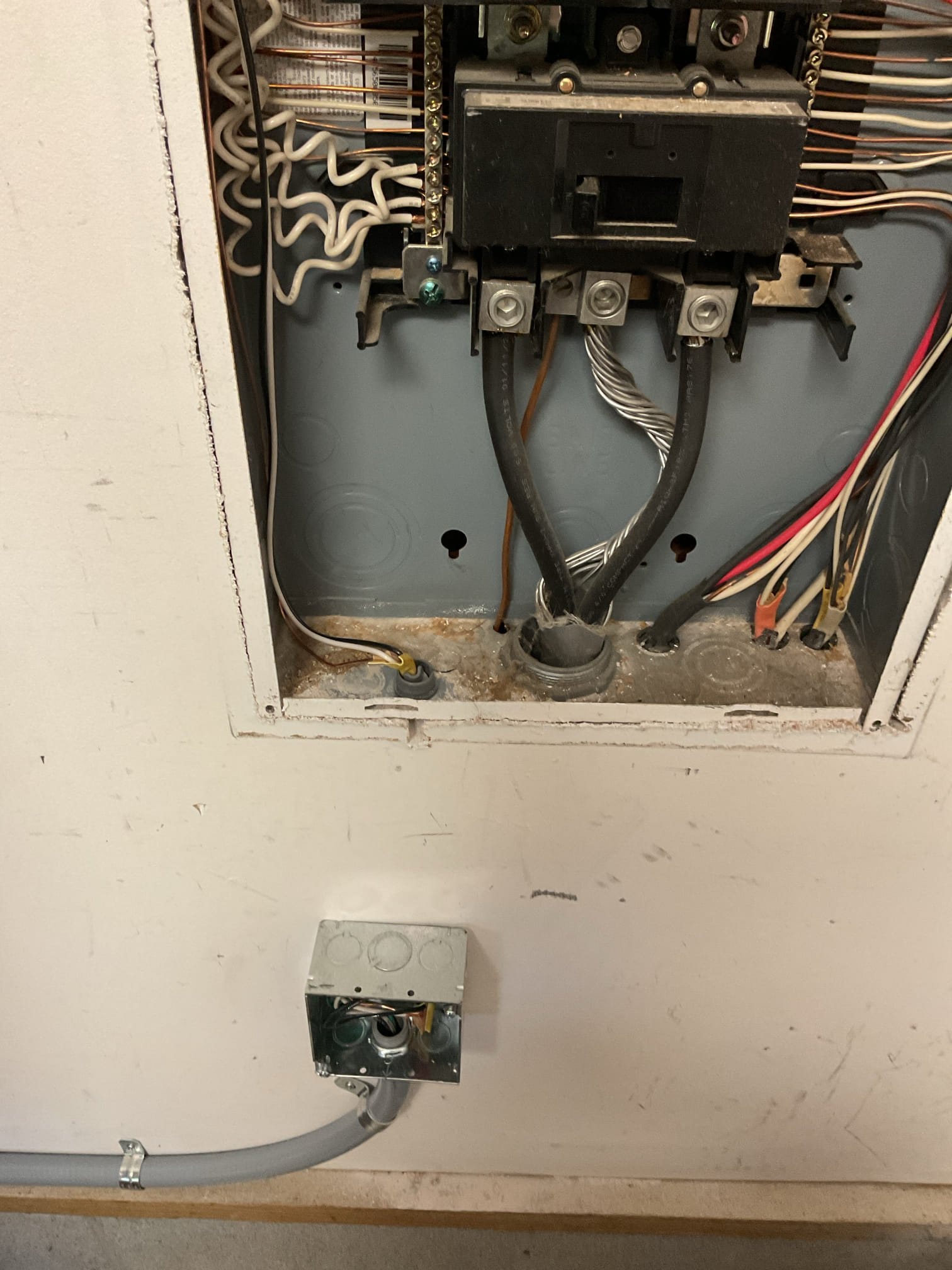 Crawlspace Electrical Conduit Installation in Elizabeth City completed by Touchstone Electric