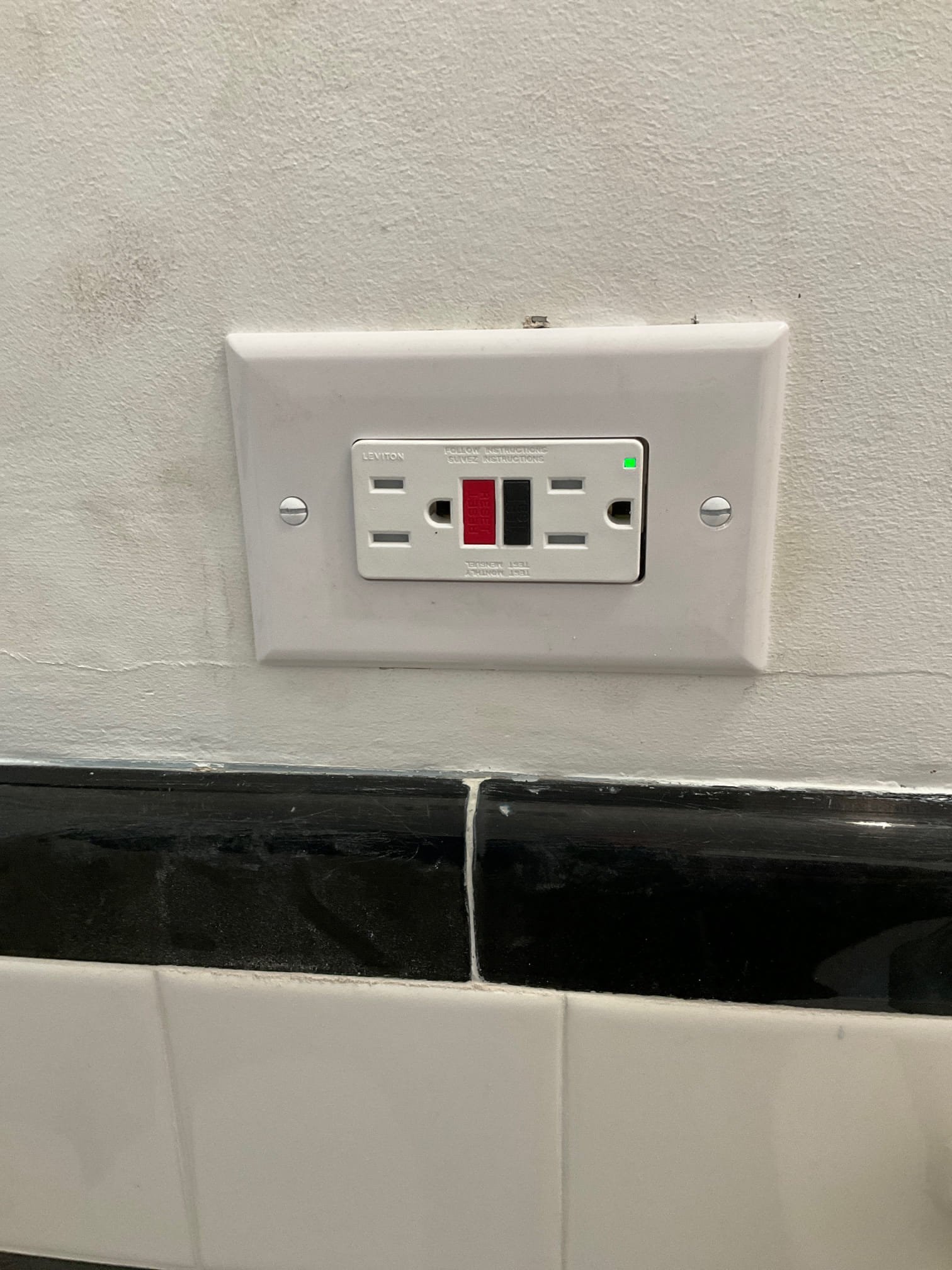 Dedicated Bathroom Circuit & GFCI Outlet Installation in Charlotte completed by Touchstone Electric