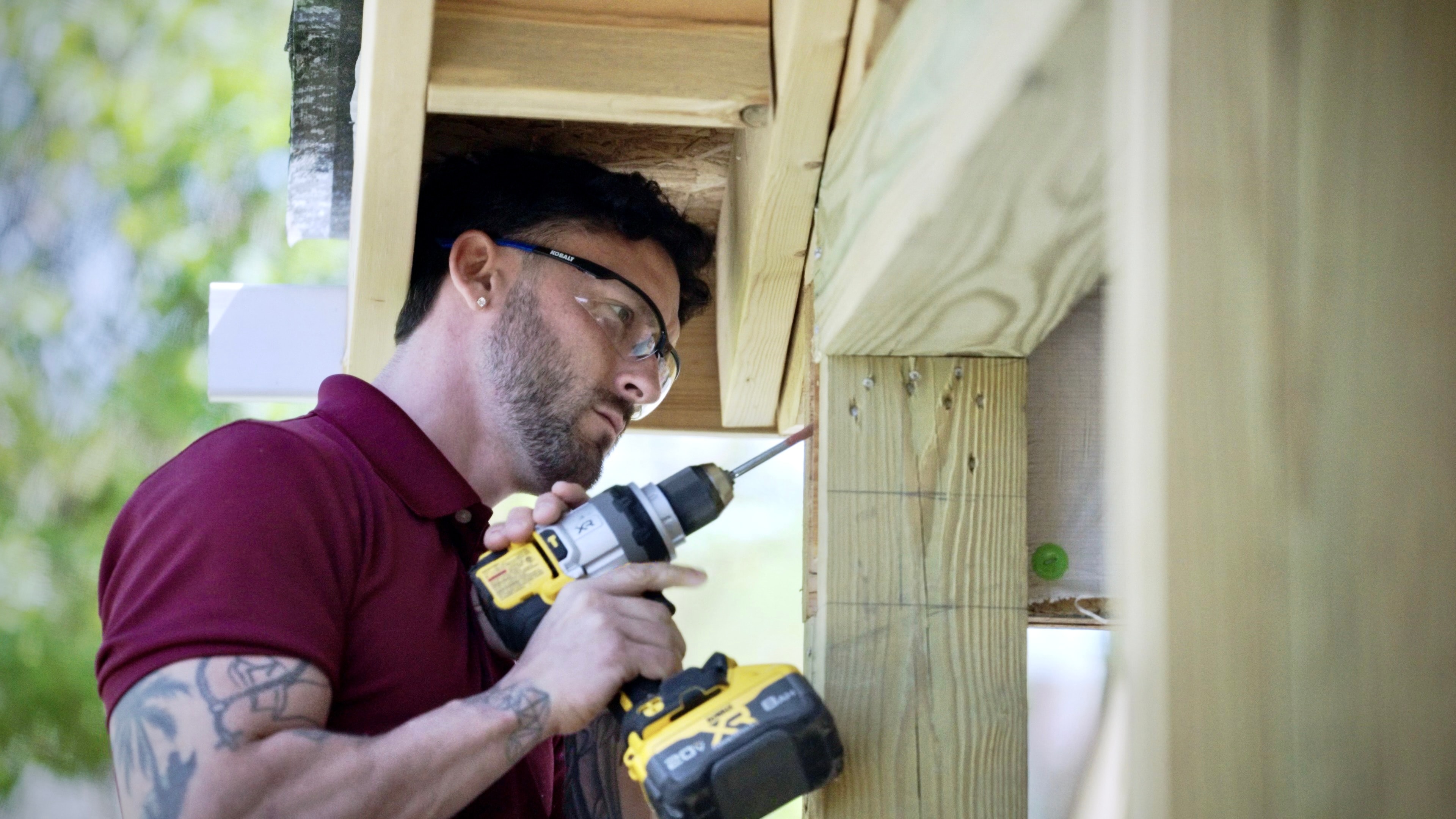 Touchstone Electric electrician completing professional wiring work