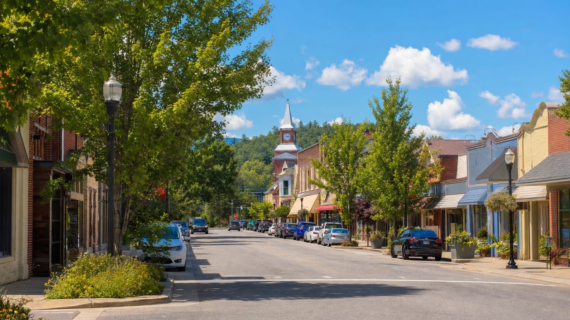 Brevard, NC local landmark near homes served by Touchstone Electric
