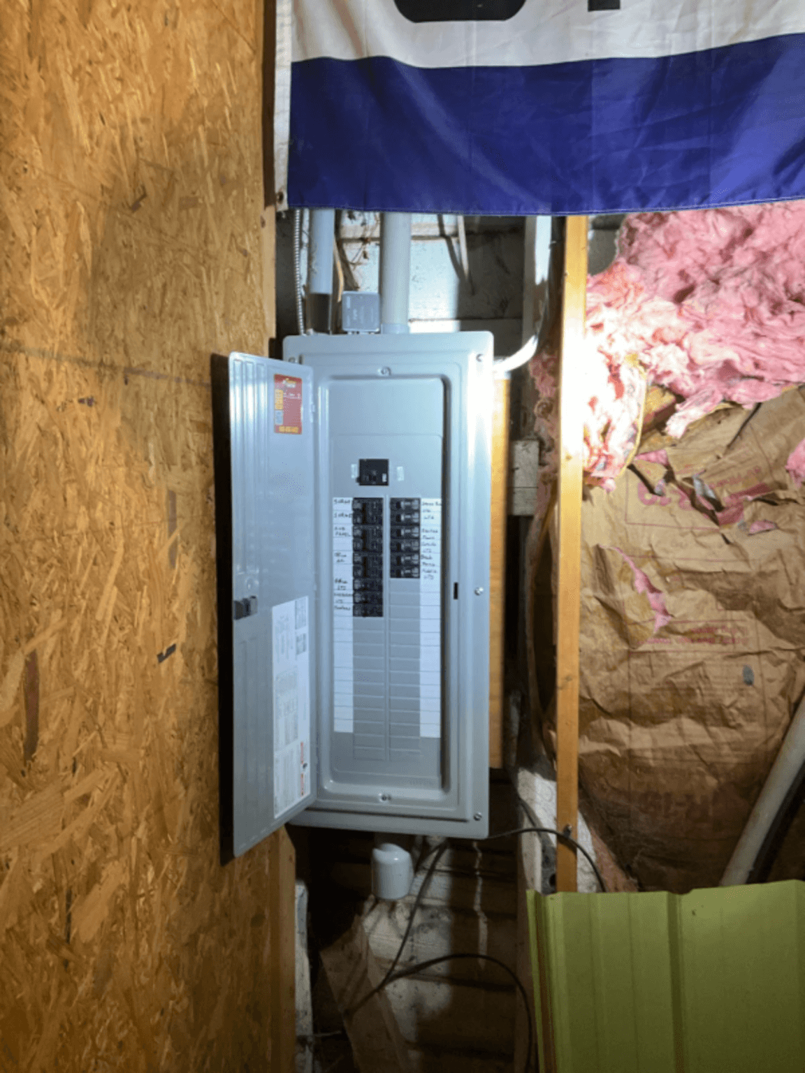 Electrical panel replacement and grounding upgrade in Edgemoor SC