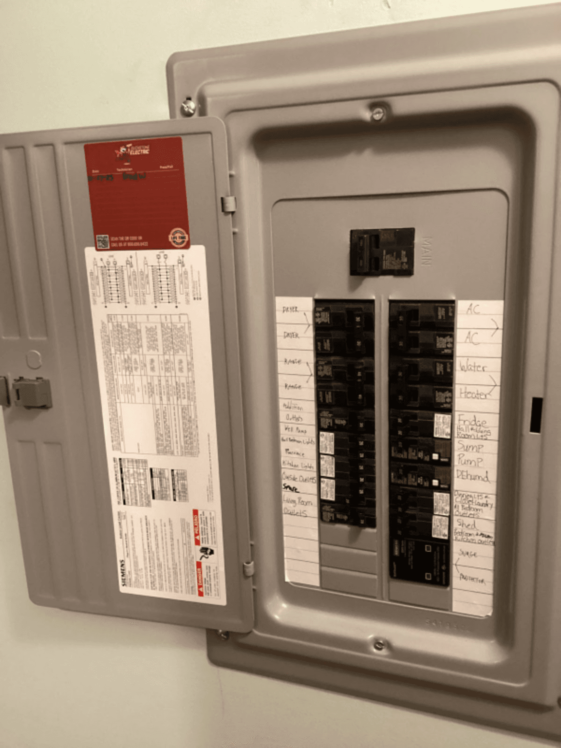 Electrical panel upgrade and surge protection installation in Rocky Mount NC