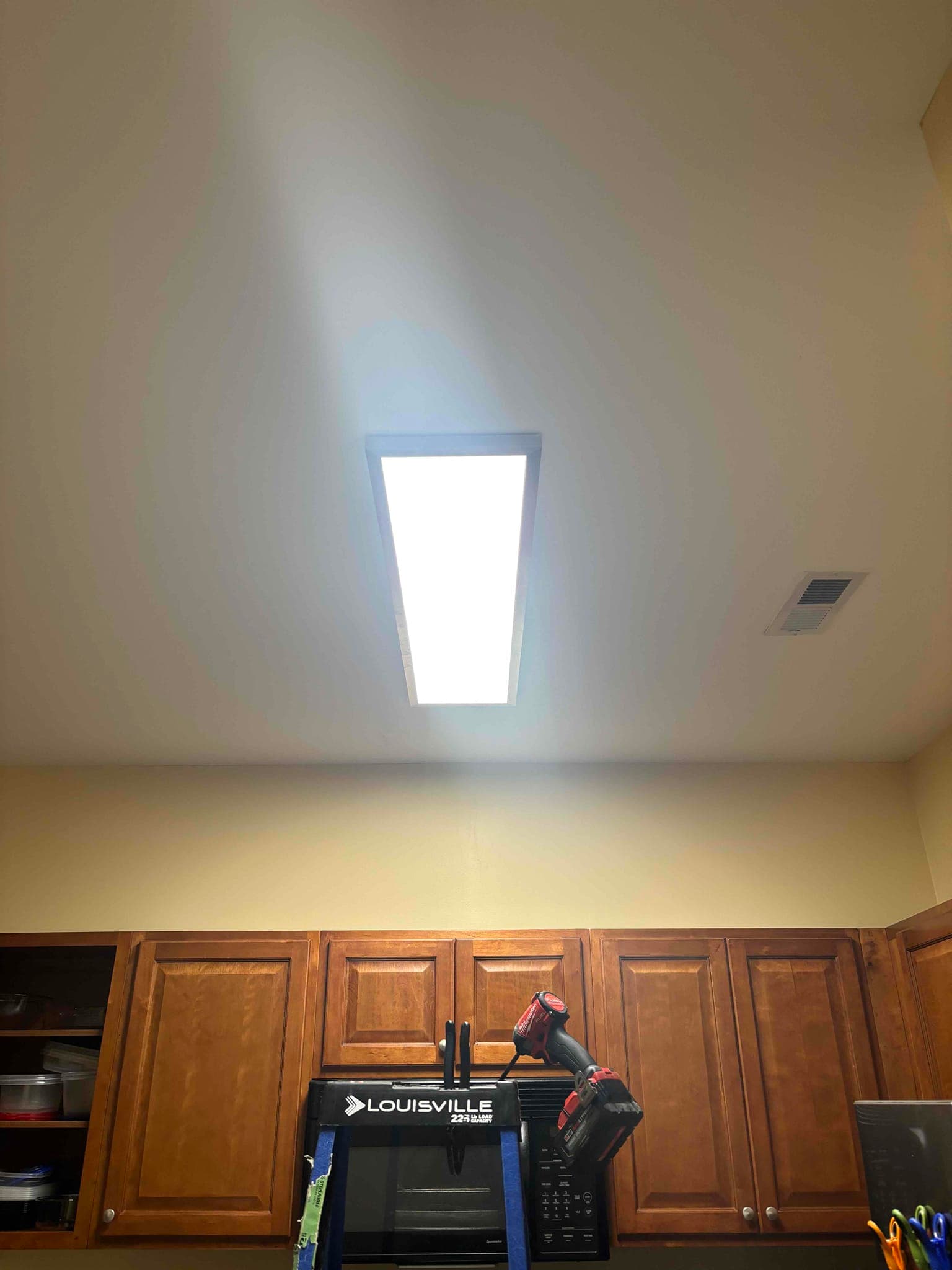 Residential lighting installation rough-in wiring
