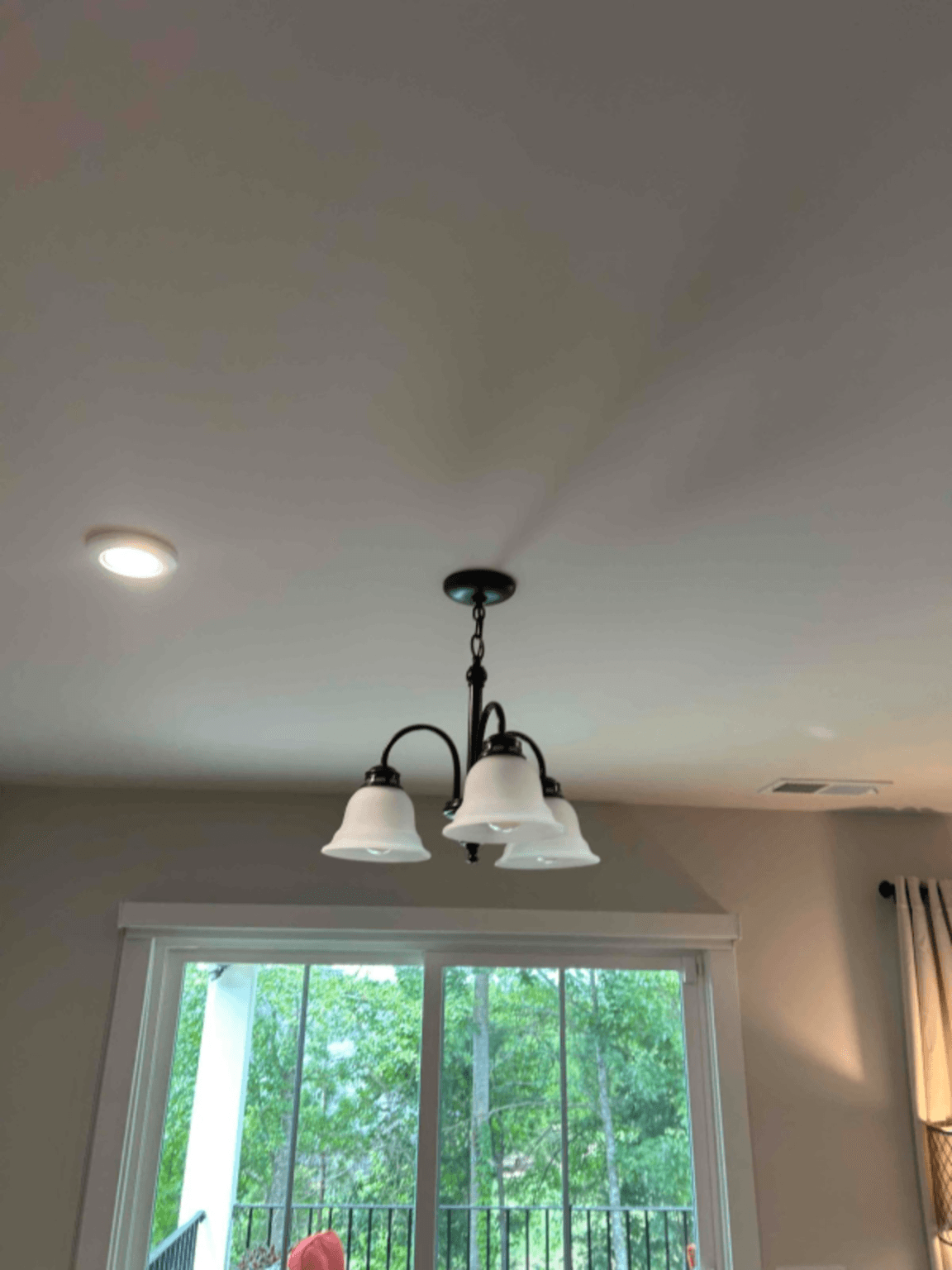 Lighting and dimmer installation work for interior home lighting