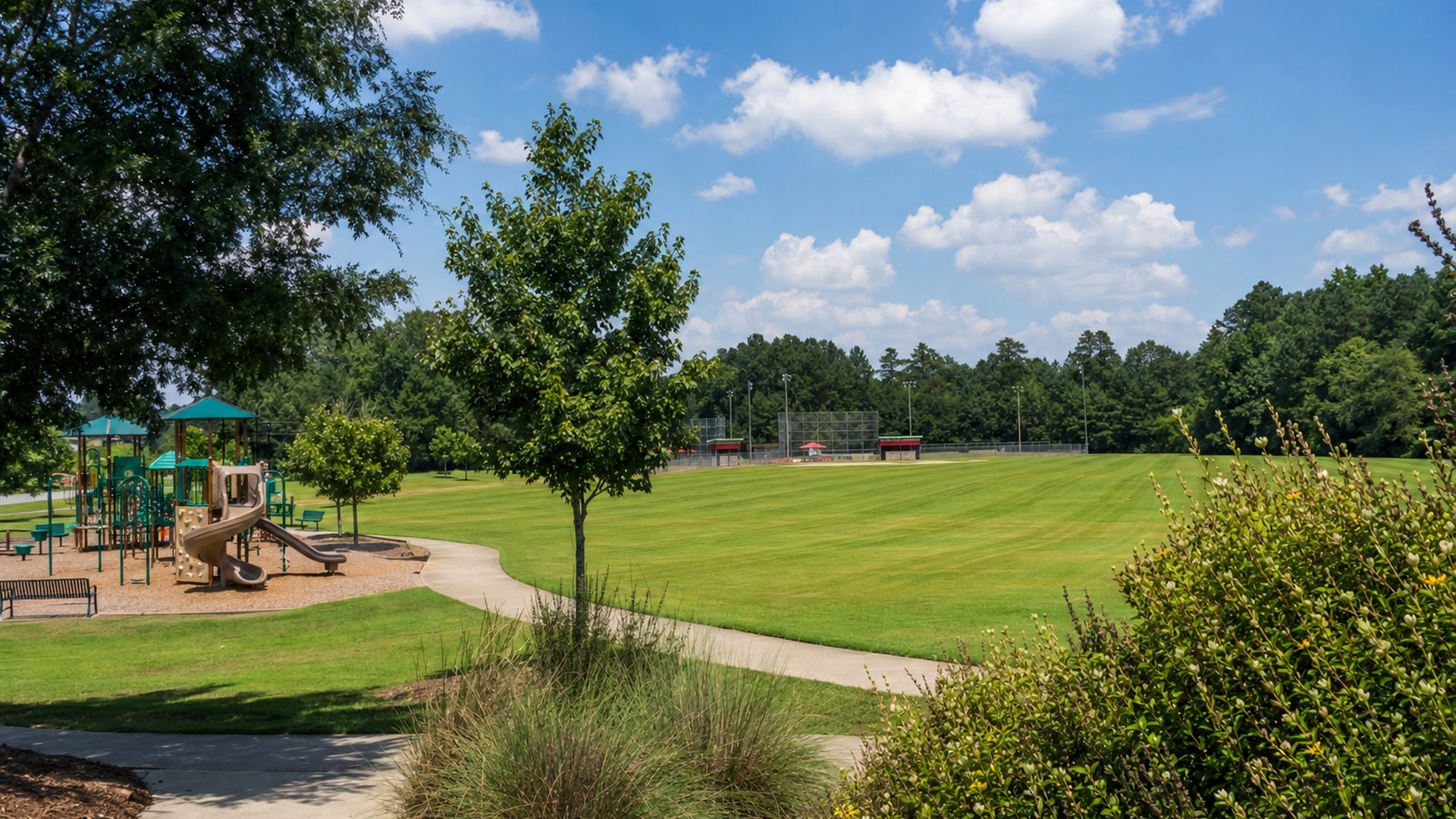 Lugoff South Carolina residential area served by Touchstone Electric