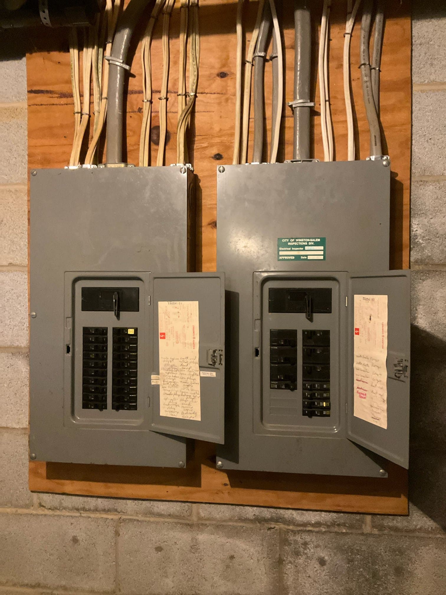 Electrician planning outlet installation & repair work