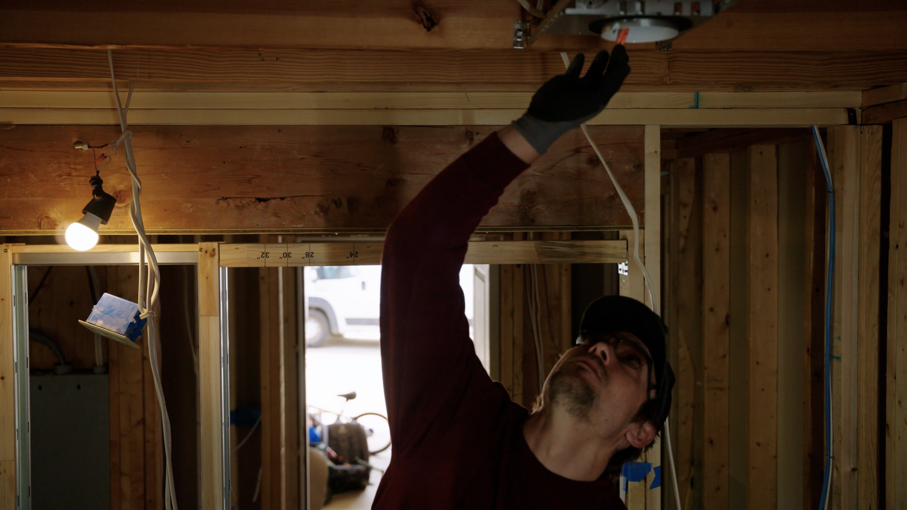 Electrician planning electrical panel upgrades work