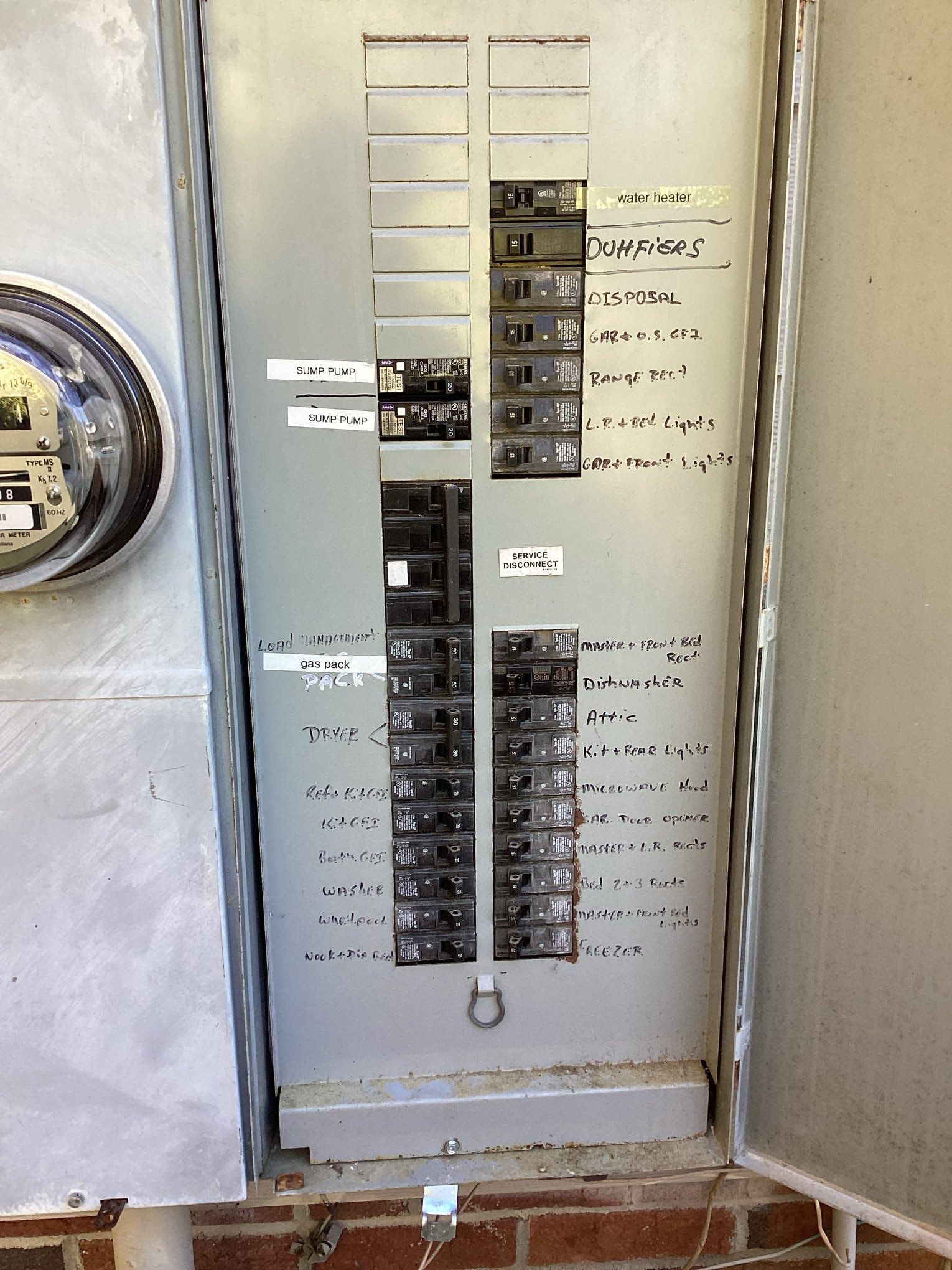 Touchstone Electric electrician completing an electrical panel upgrade
