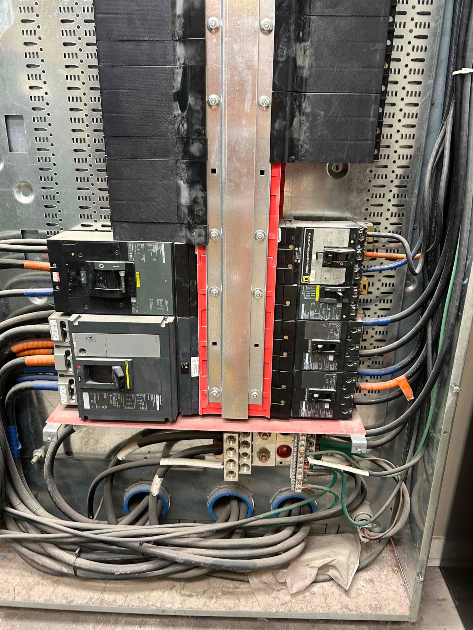 Electrical panel rejuvenation and wiring cleanup