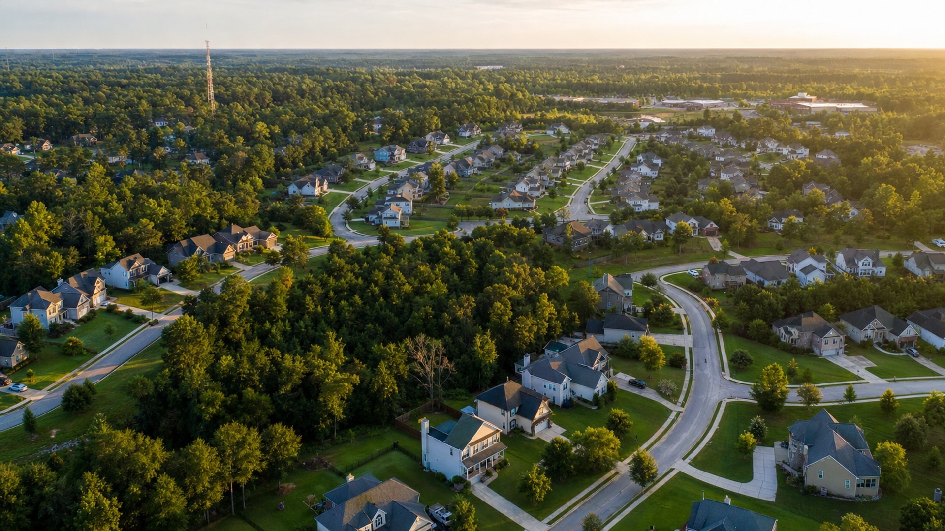 Pine Ridge South Carolina residential area served by Touchstone Electric