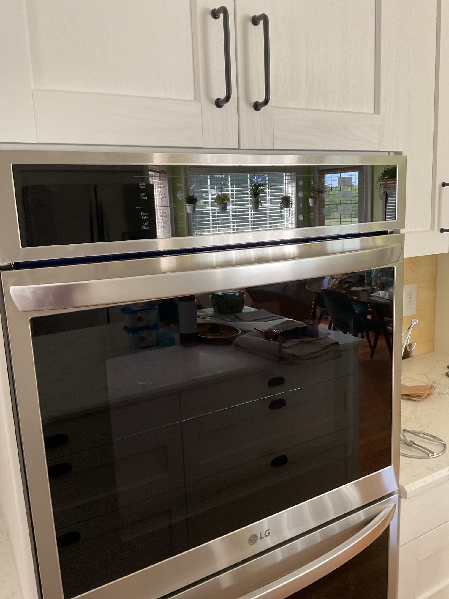 Built-in oven installed after kitchen electrical wiring upgrade