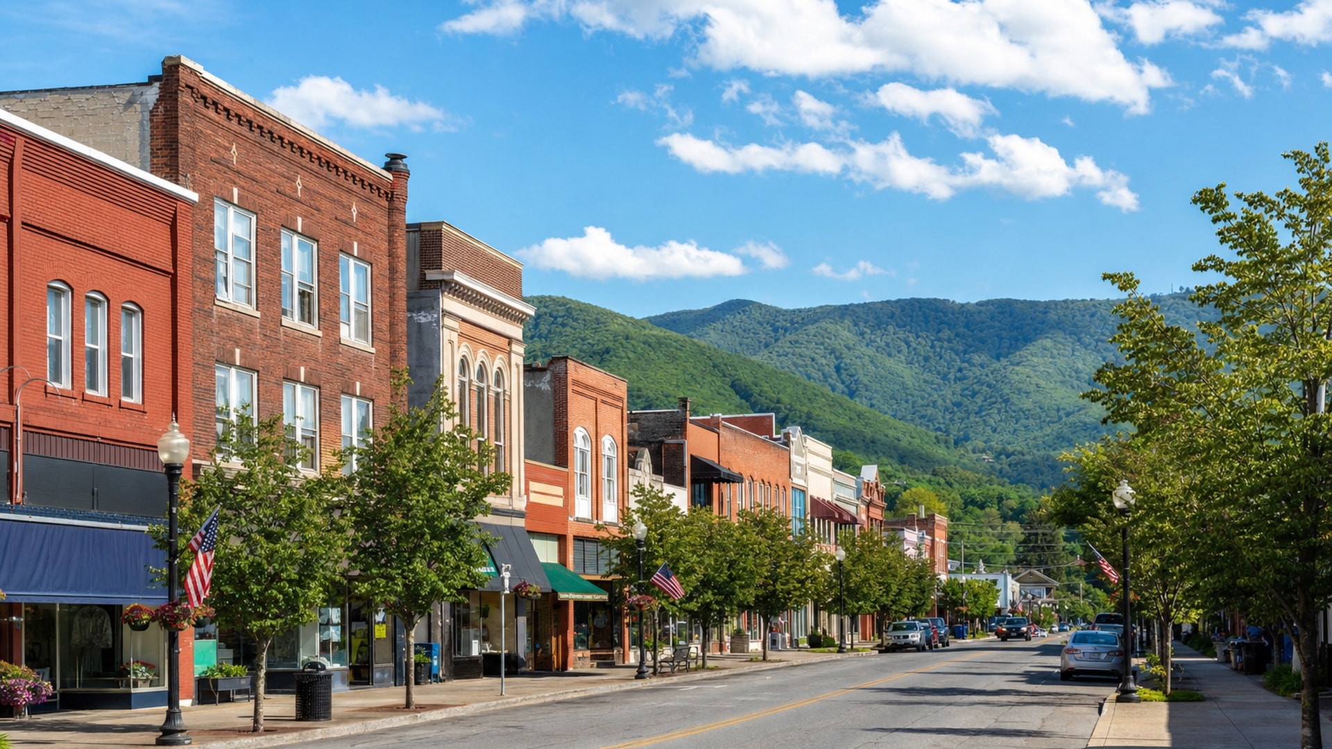 Waynesville, NC local landmark near homes served by Touchstone Electric
