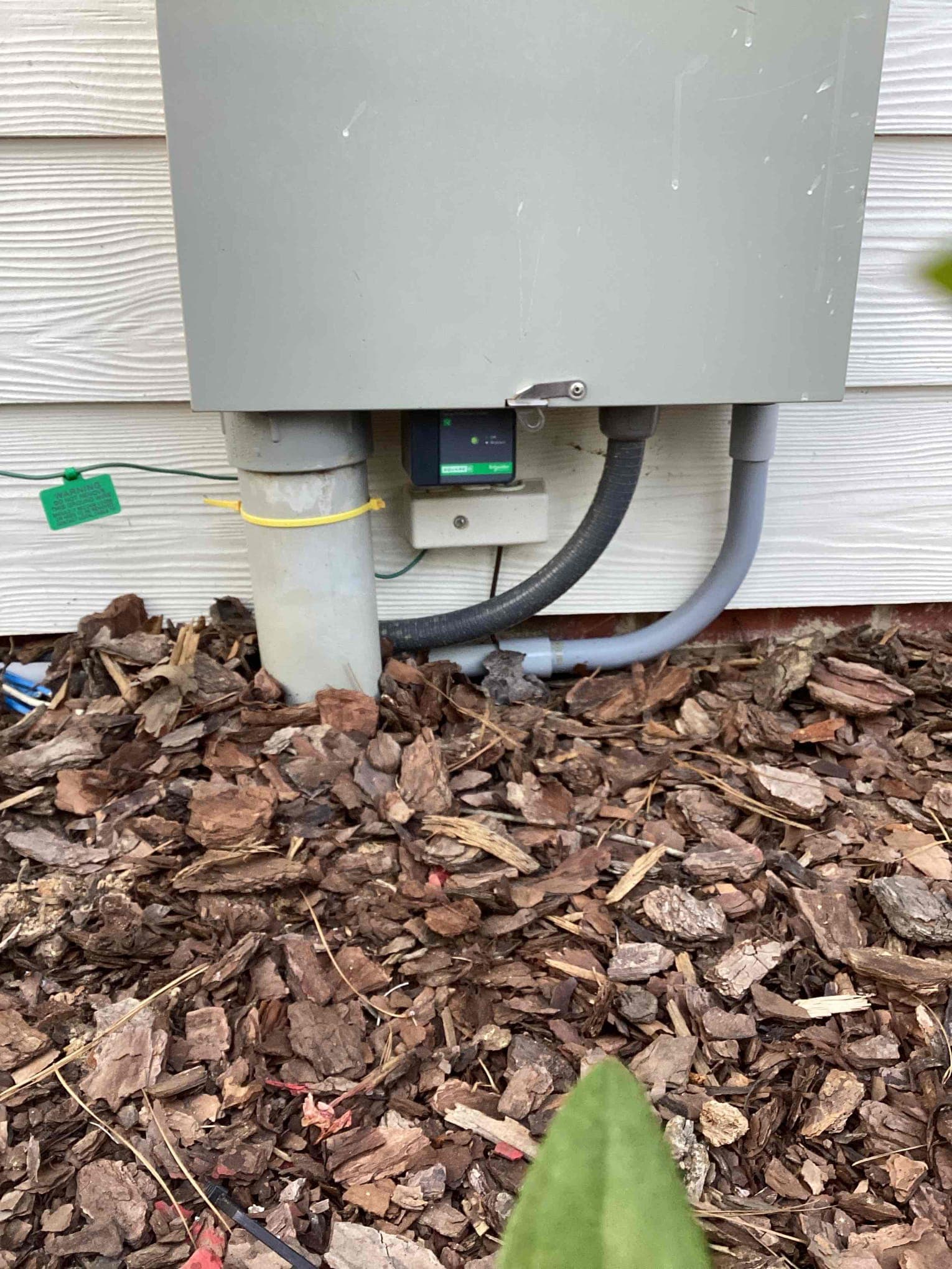Whole-home generator installation at a residential property